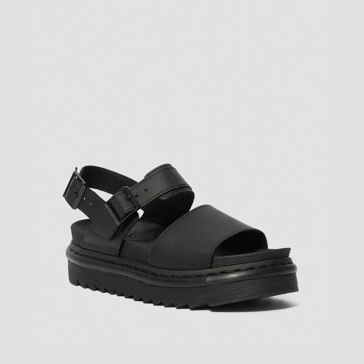 Sandale negre Dr. Martens Voss de damă