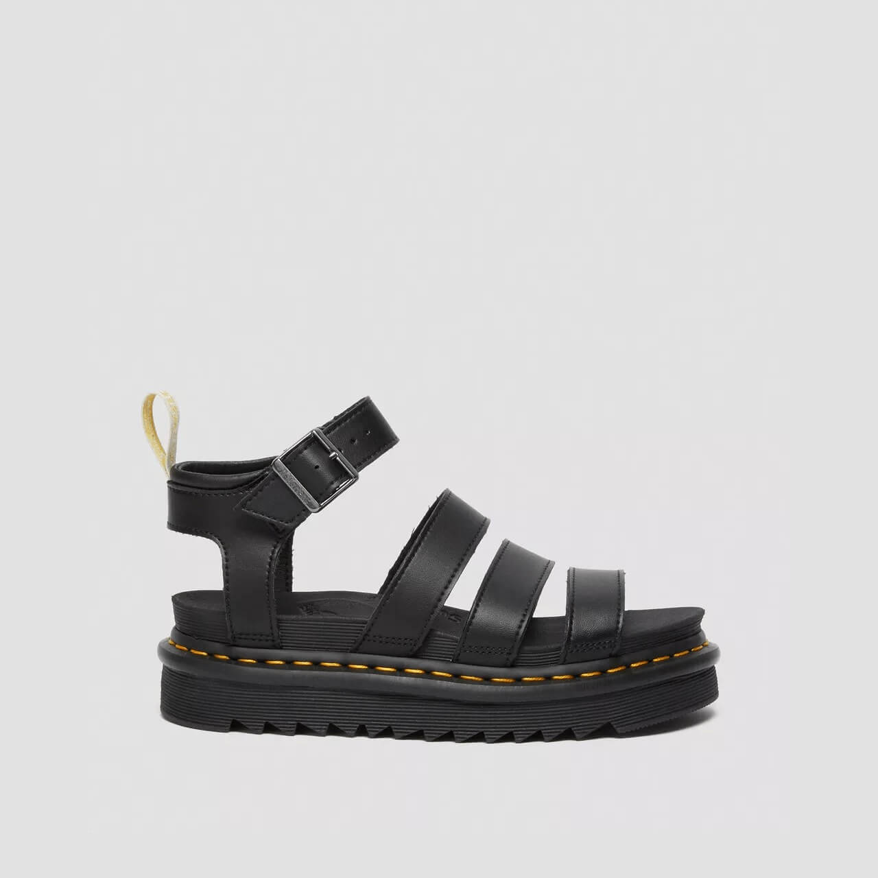 Sandale negre Dr. Martens Blaire Vegan de damă