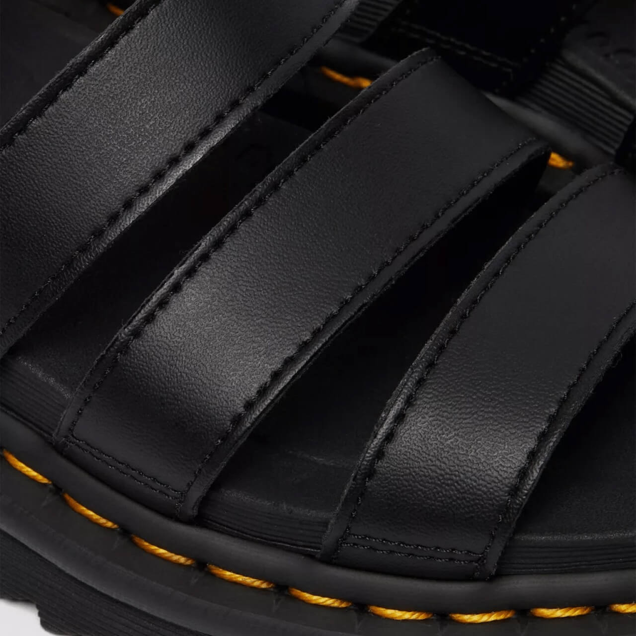 Sandale negre Dr. Martens Blaire Vegan de damă