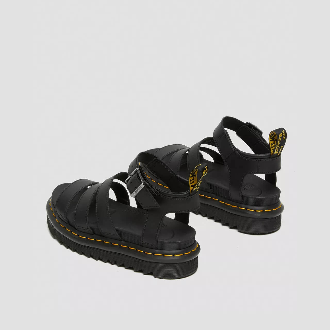 Sandale negre Dr. Martens Blaire de damă