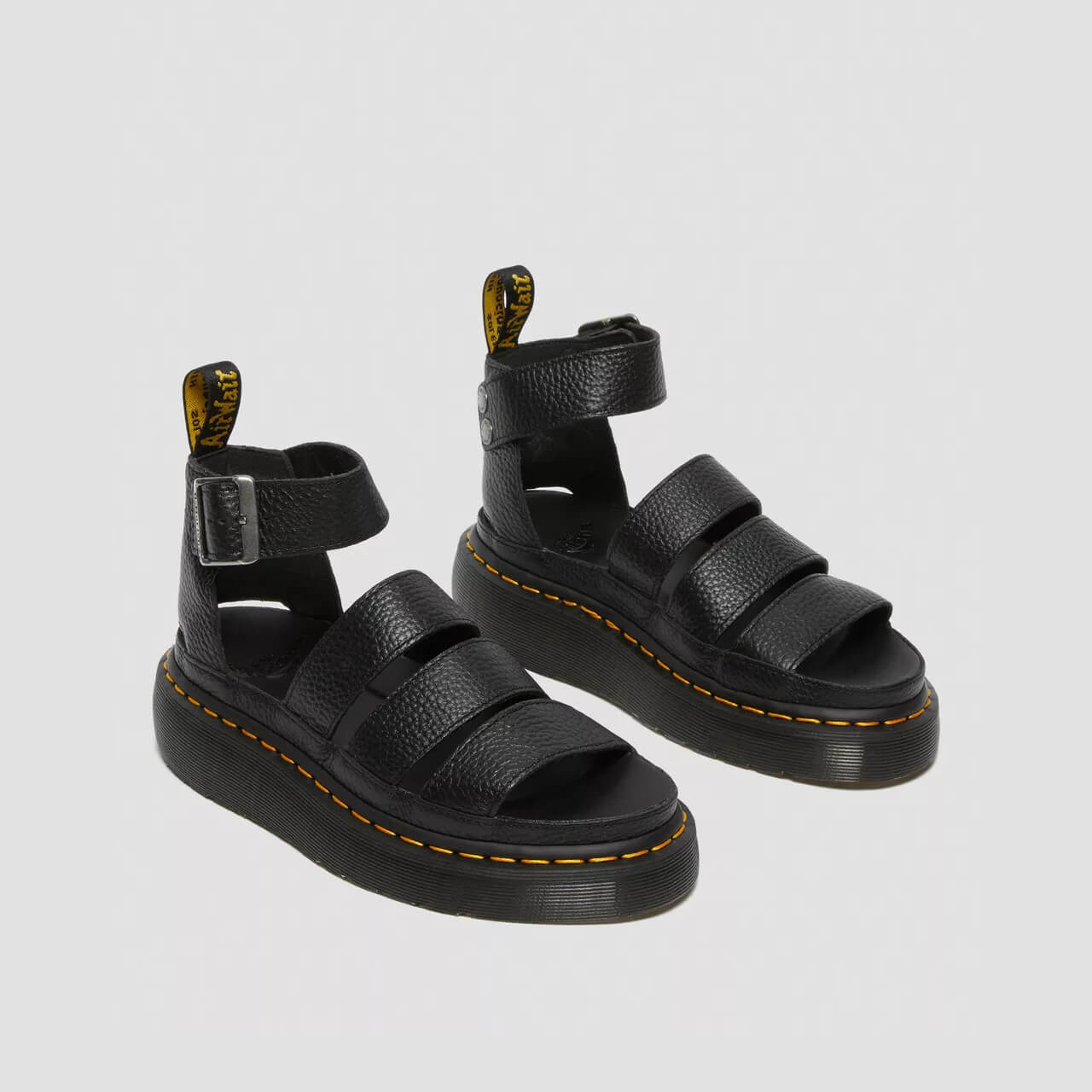 Sandale negre Dr. Martens Clarissa II Quad de damă