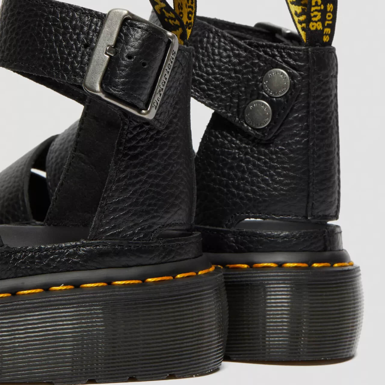 Sandale negre Dr. Martens Clarissa II Quad de damă