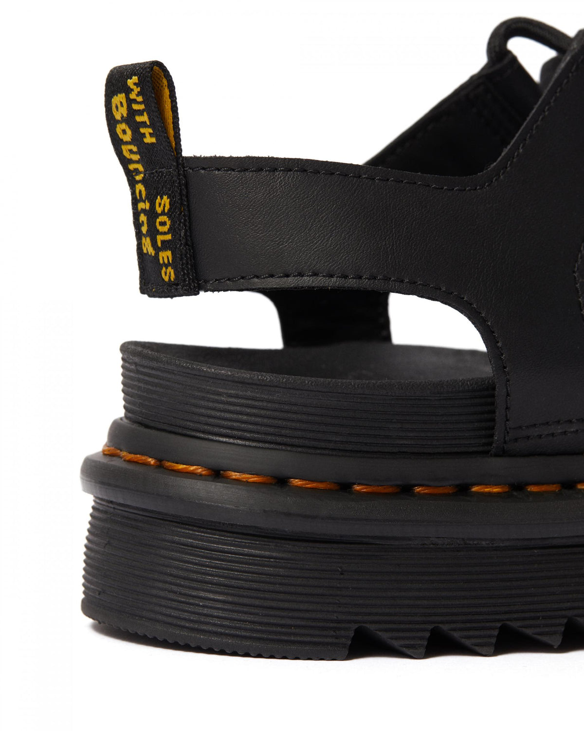 Sandale negre Dr. Martens Nartilla de damă