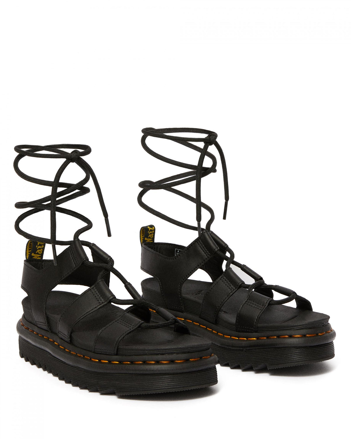 Sandale negre Dr. Martens Nartilla de damă