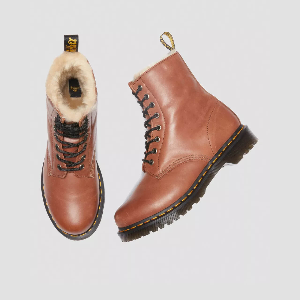 Ghete maro Dr. Martens 1460 Serena de damă