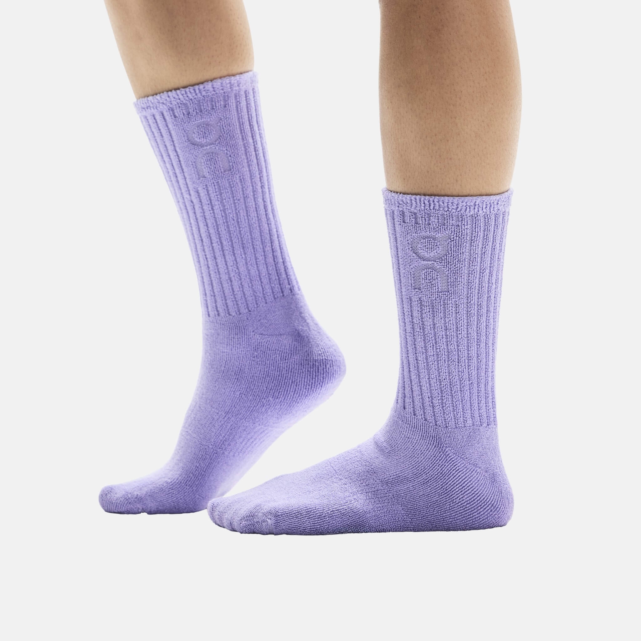 Șosete mov casual On Terry Sock High unisex