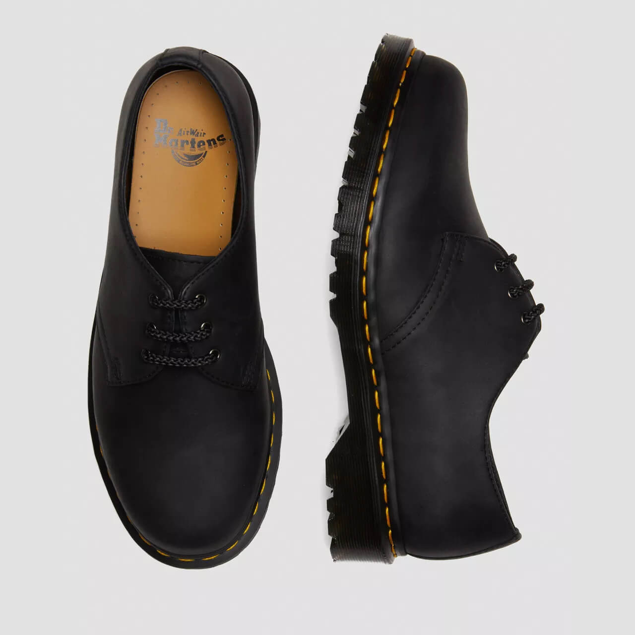 Pantofi negri Dr. Martens 1461 bărbați