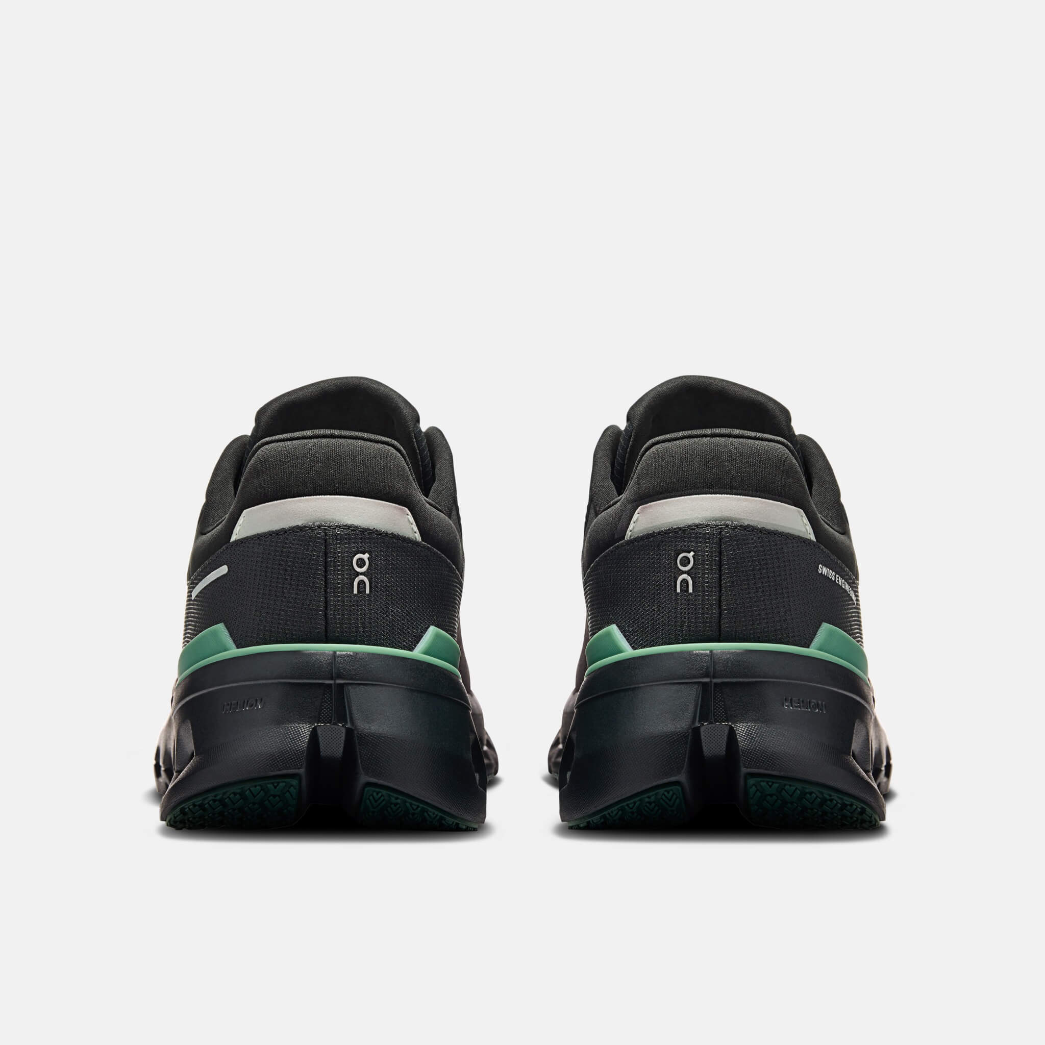 Pantofi de alergare negru-verde On Cloudrunner 2 Waterproof bărbați
