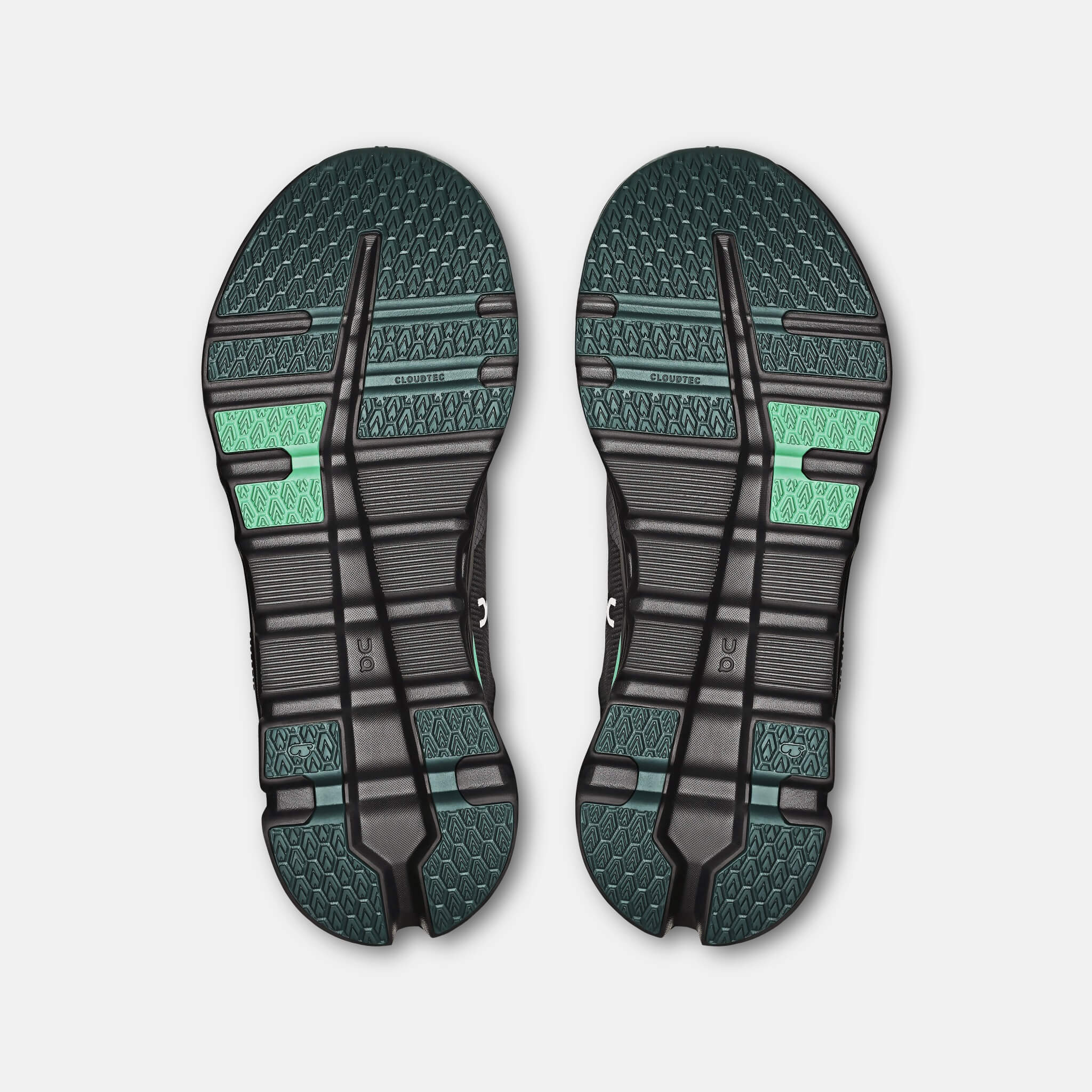 Pantofi de alergare negru-verde On Cloudrunner 2 Waterproof bărbați