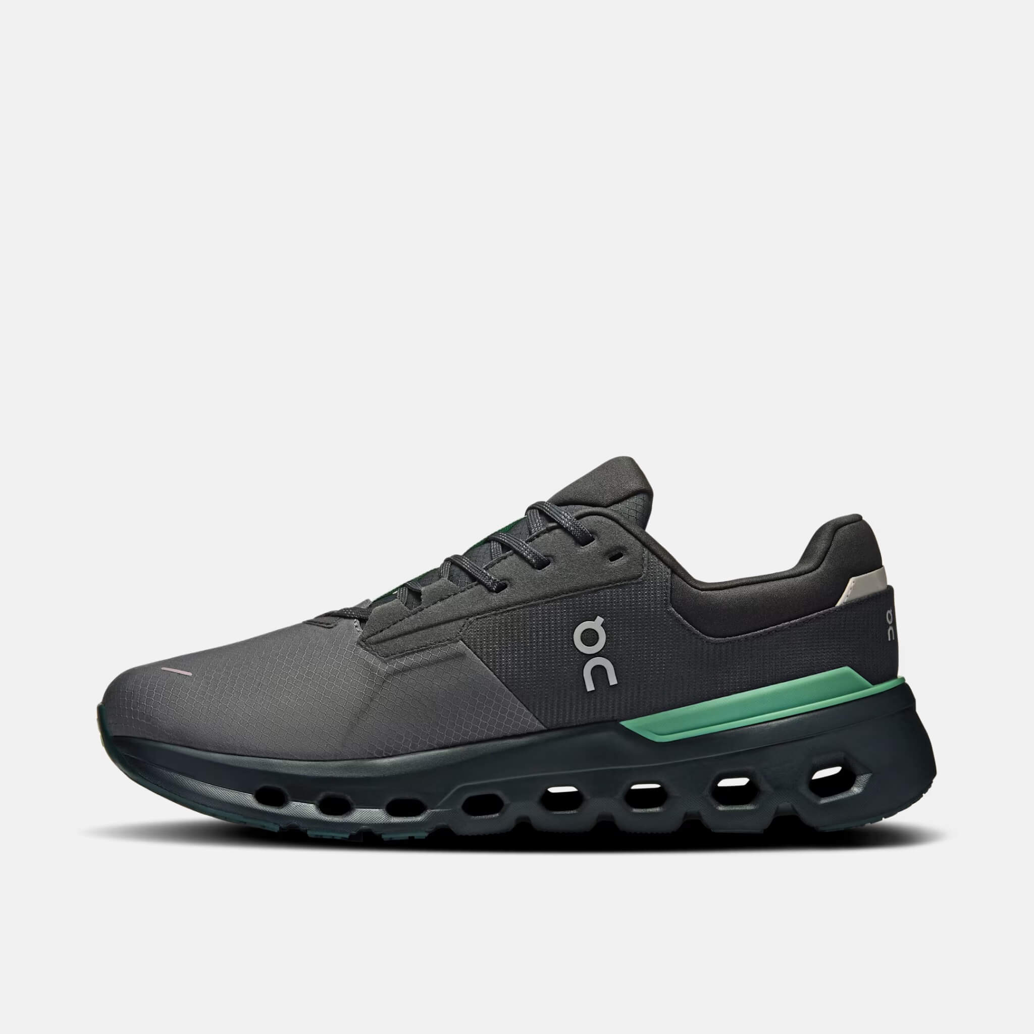 Pantofi de alergare negru-verde On Cloudrunner 2 Waterproof bărbați