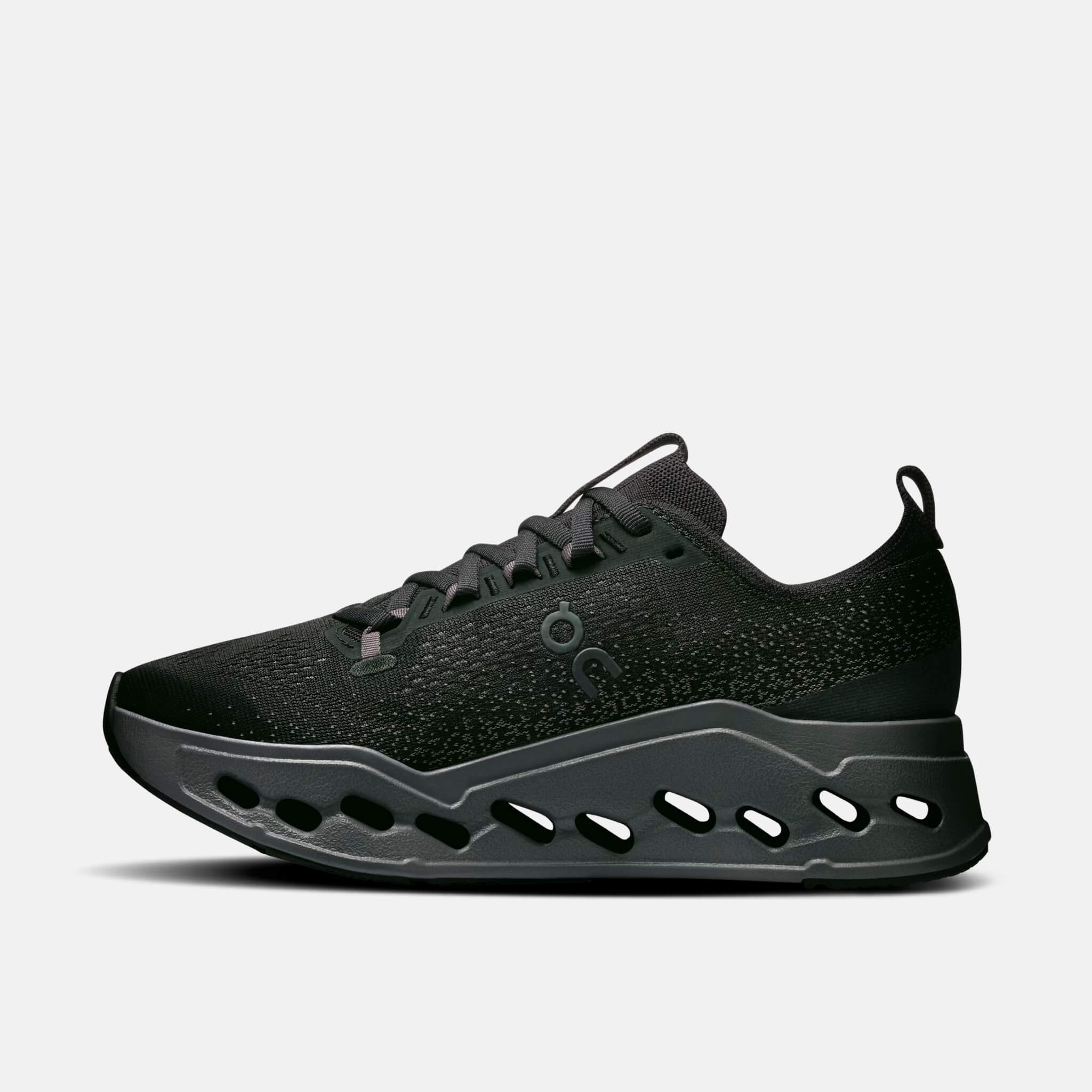 Pantofi de alergare negri On Cloudsurfer Max de damă