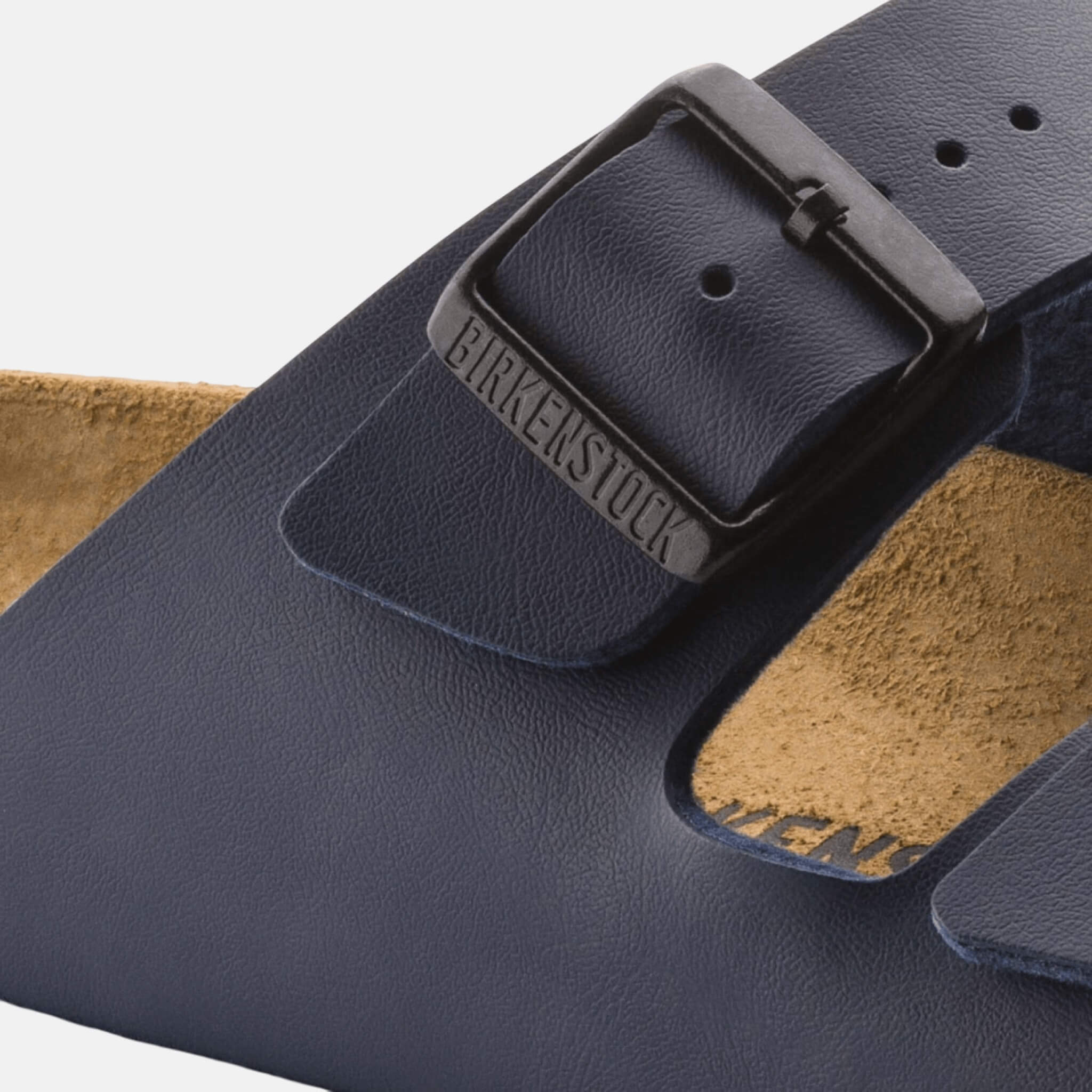 Papuci Birkenstock Arizona Natural Leather albastru 3