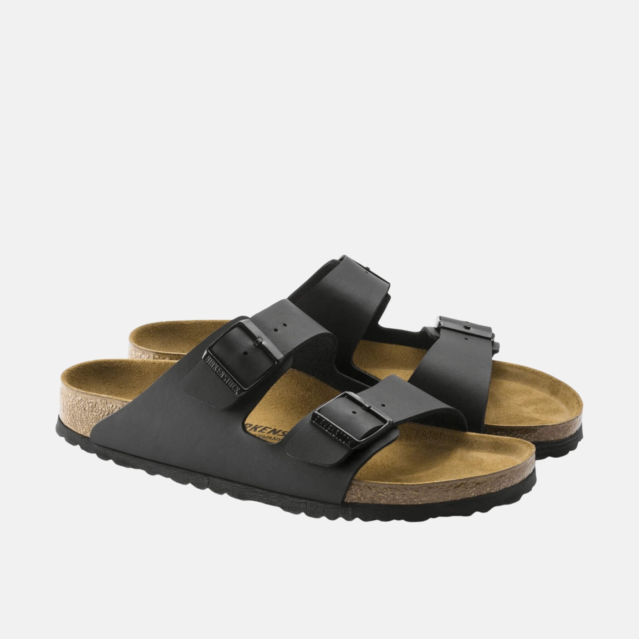 Papuci Birkenstock Arizona Leather negru