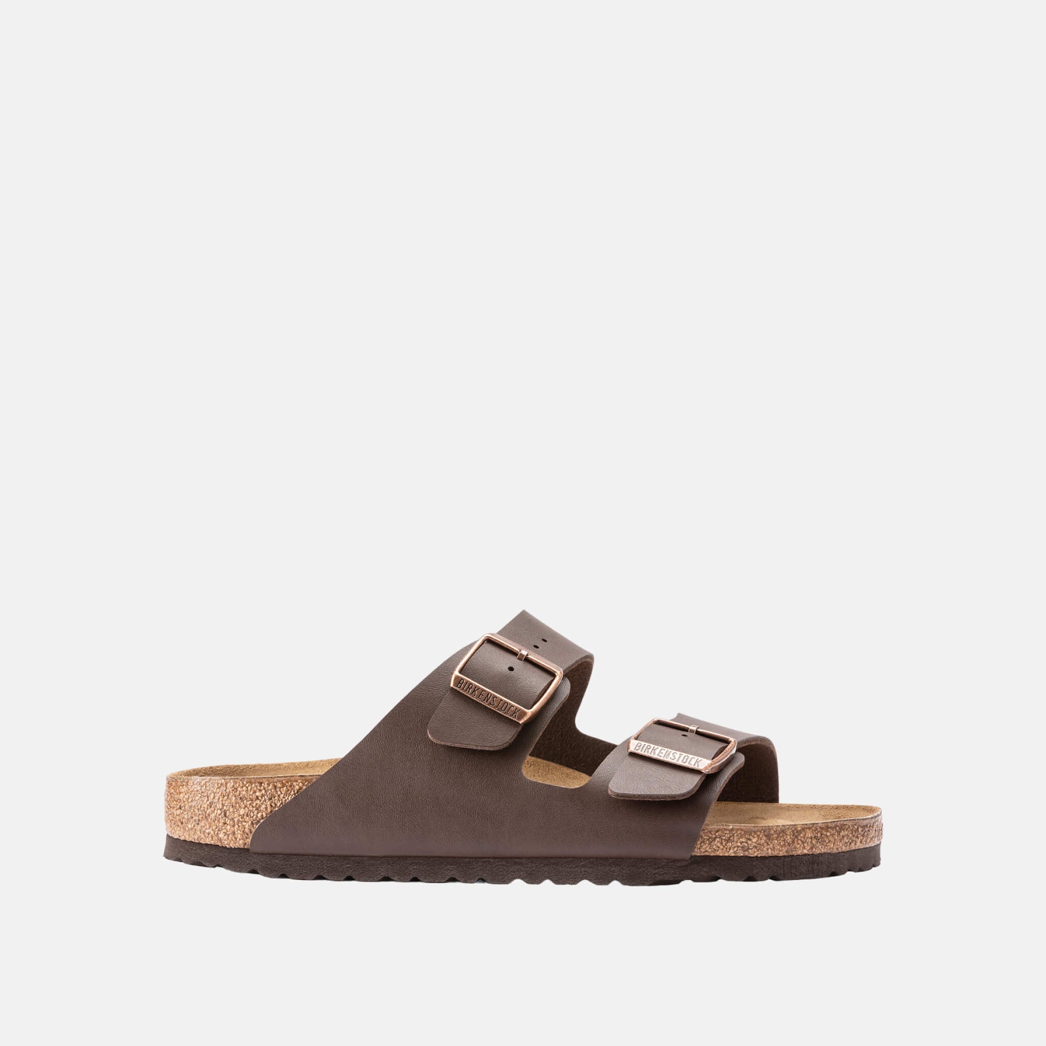Papuci Birkenstock Arizona Birko-Flor maro închis