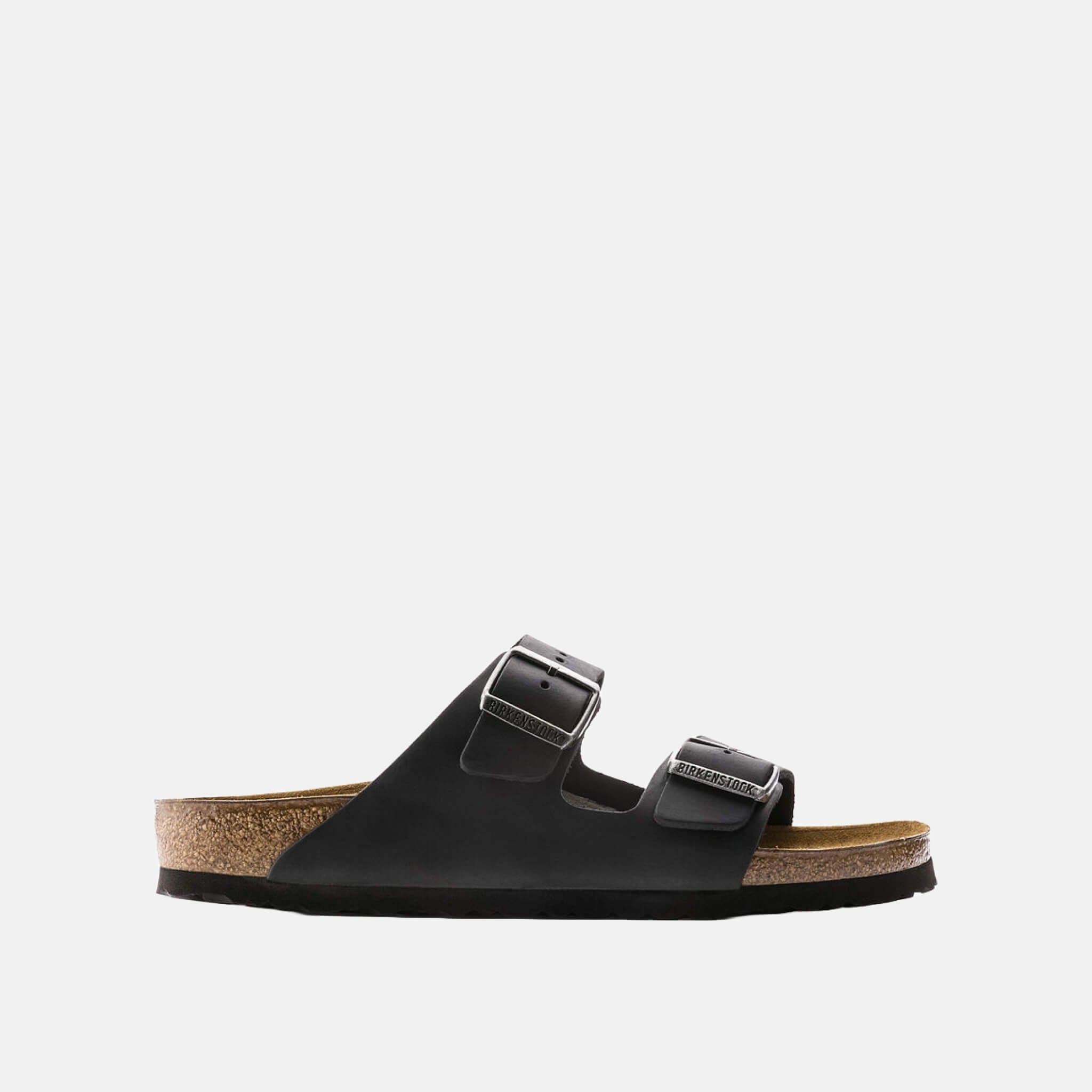Papuci Birkenstock Arizona Oiled Leather negru 1