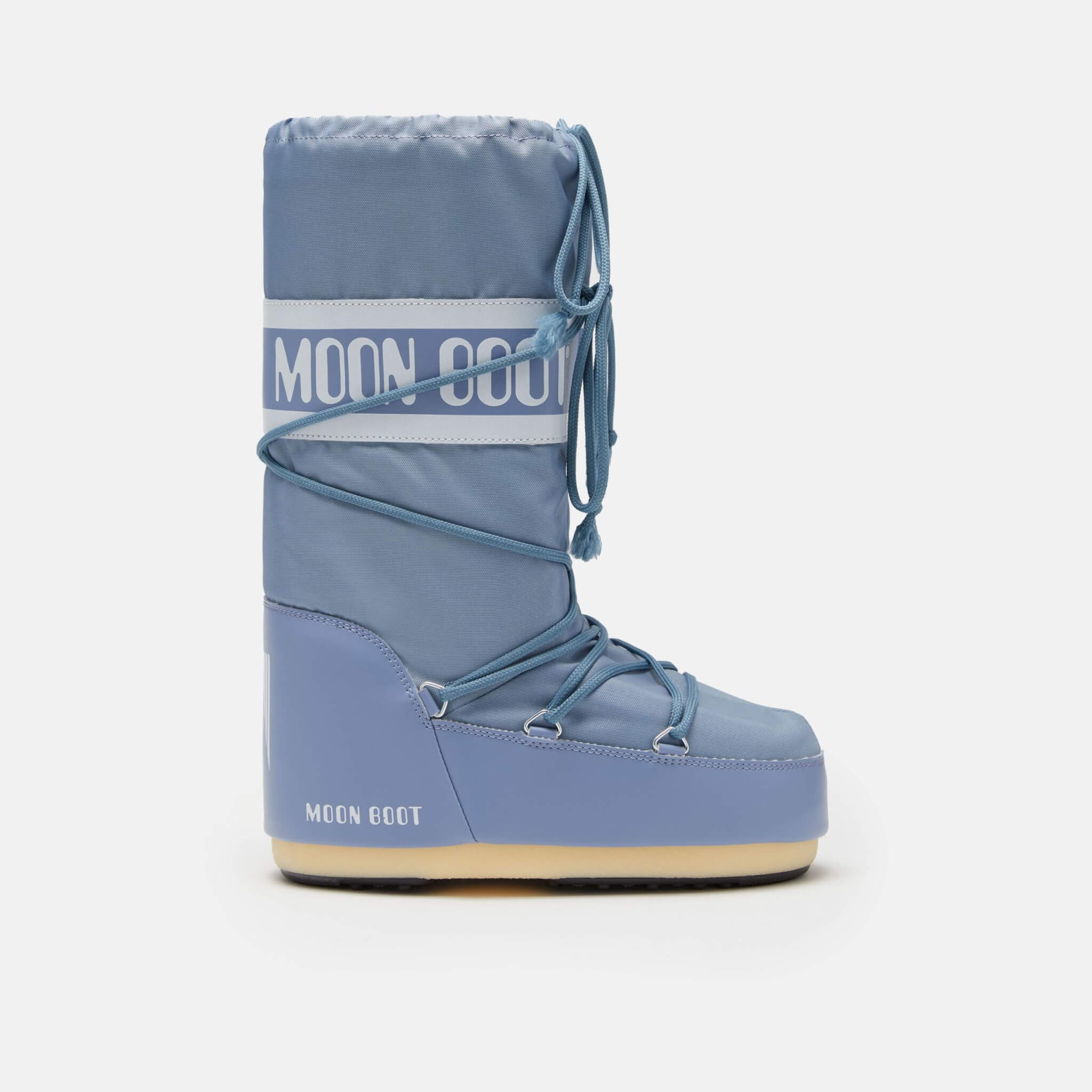 Cizme de iarnă gri Moon Boot Icon Nylon de damă 1