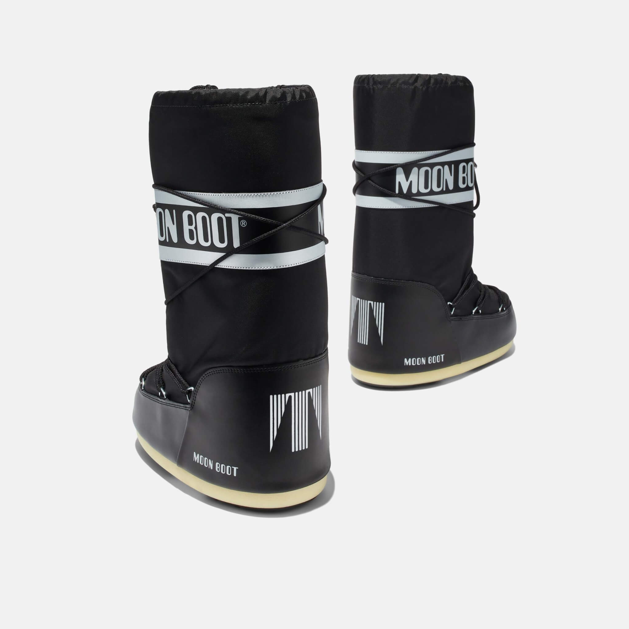 Cizme de iarnă negre Moon Boot Icon Nylon de damă