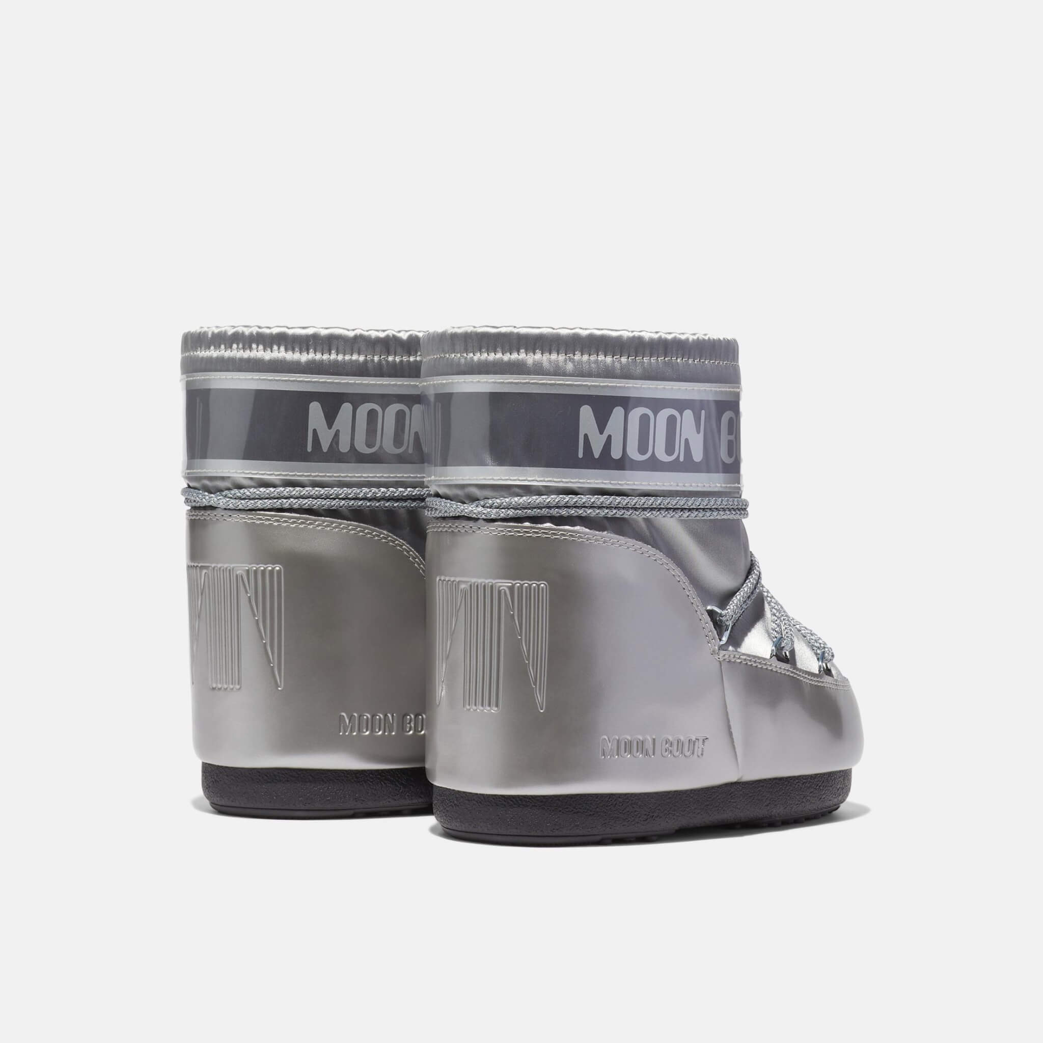 Cizme de iarnă argintii Moon Boot Icon Low Glance de damă 1
