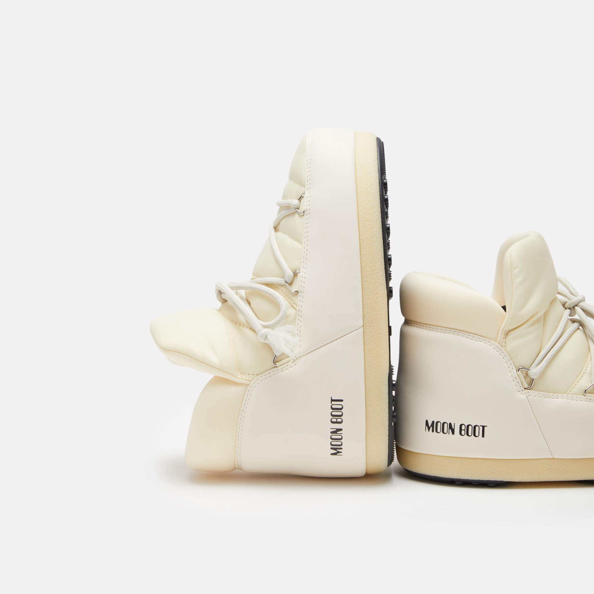 Cizme de iarnă bej Moon Boot Evx Pumps Nylon de damă