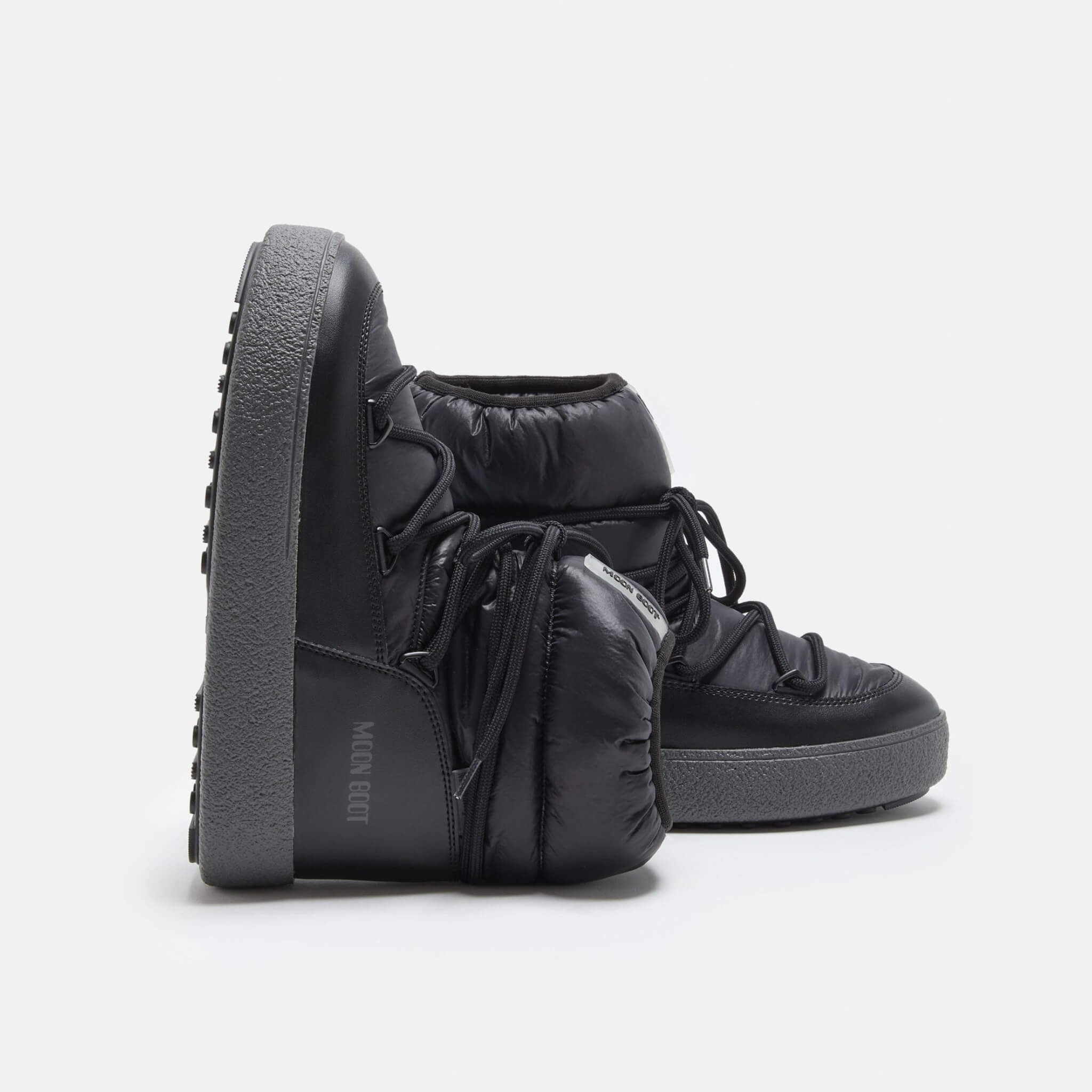 Cizme de iarnă negre Moon Boot Ltrack Low Nylon WP de damă