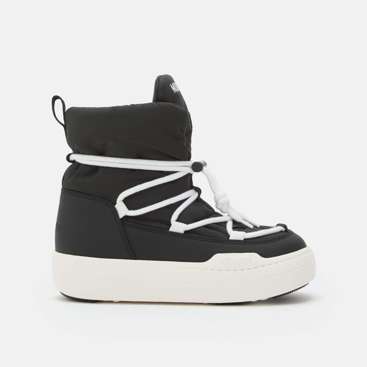 Cizme de iarnă negre Moon Boot JR Park Lace Mid copii