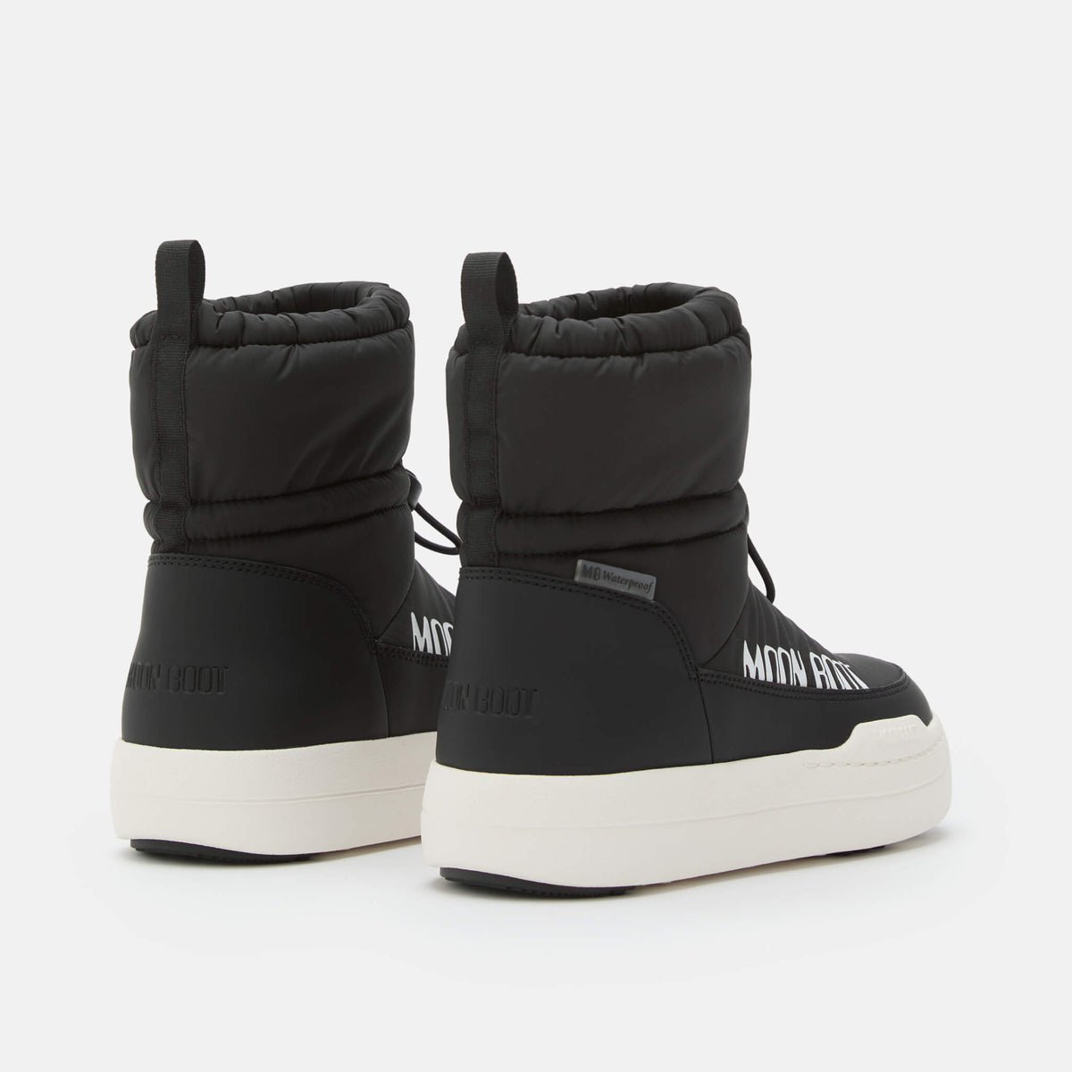 Cizme de iarnă negre Moon Boot JR Park Tube Mid WP copii