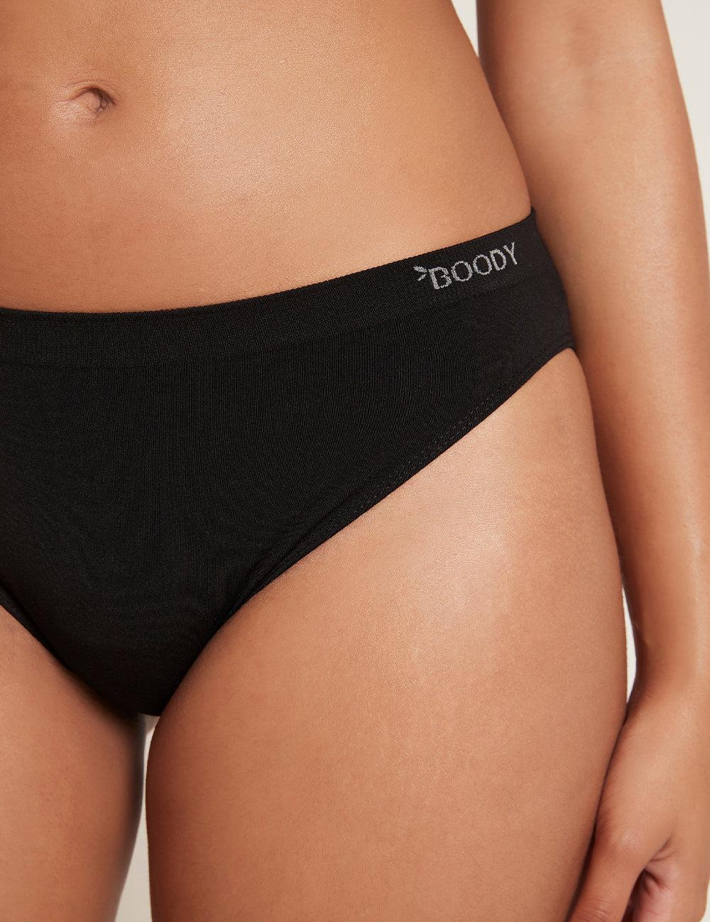 Chiloți negri Boody Classic Bikini