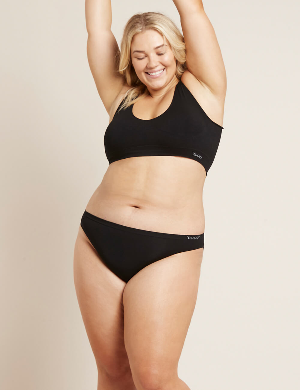 Chiloți negri Boody Classic Bikini