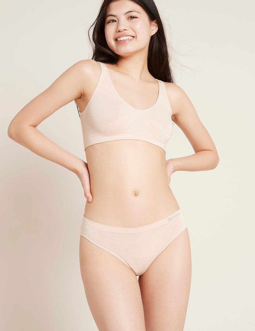 Chiloți de culoarea pielii Boody Classic Bikini