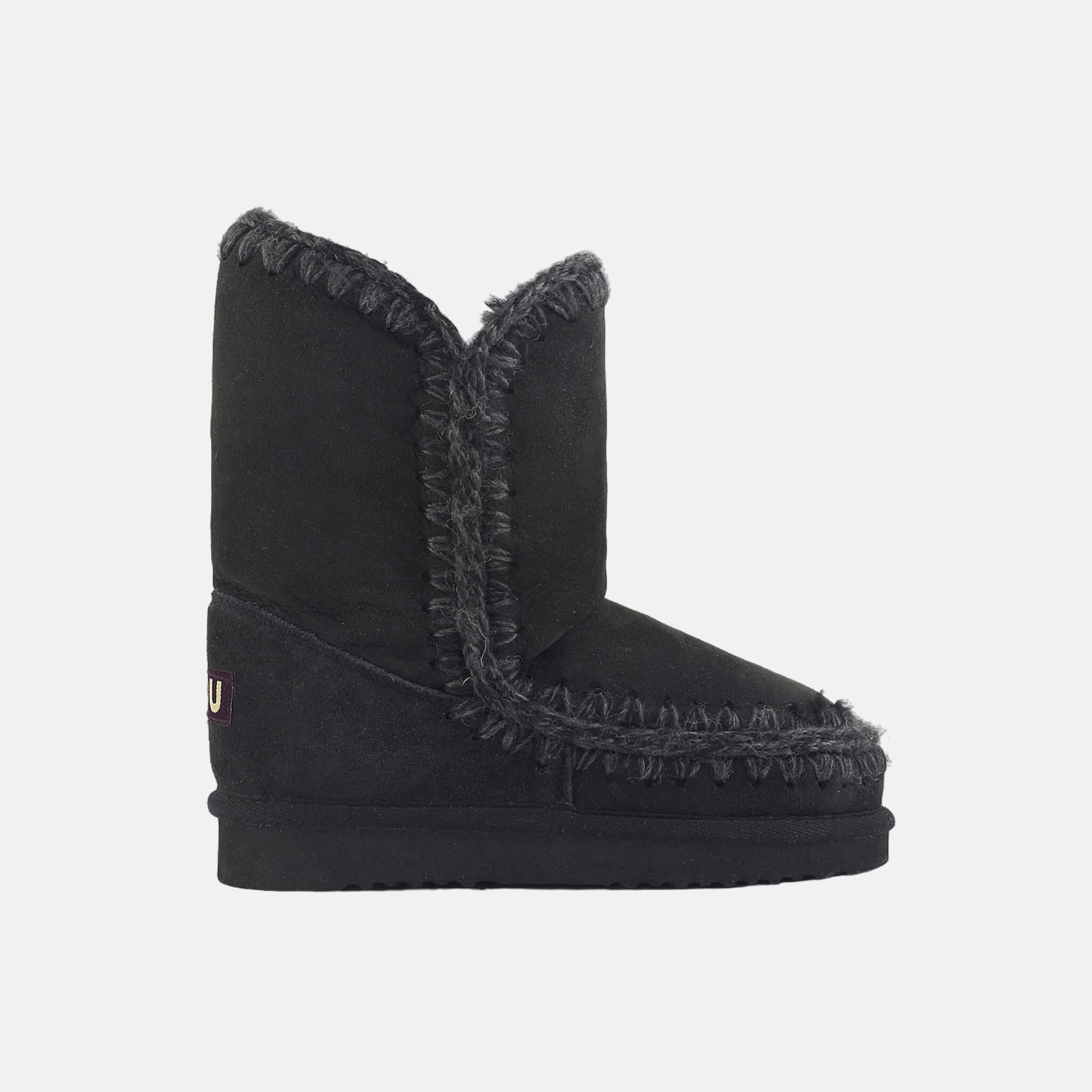 Ghete din lână negre Mou Eskimo de damă