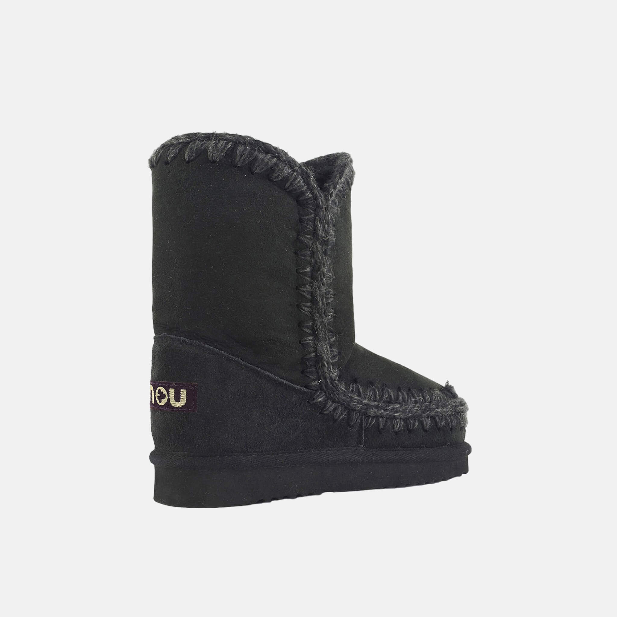 Ghete din lână negre Mou Eskimo de damă