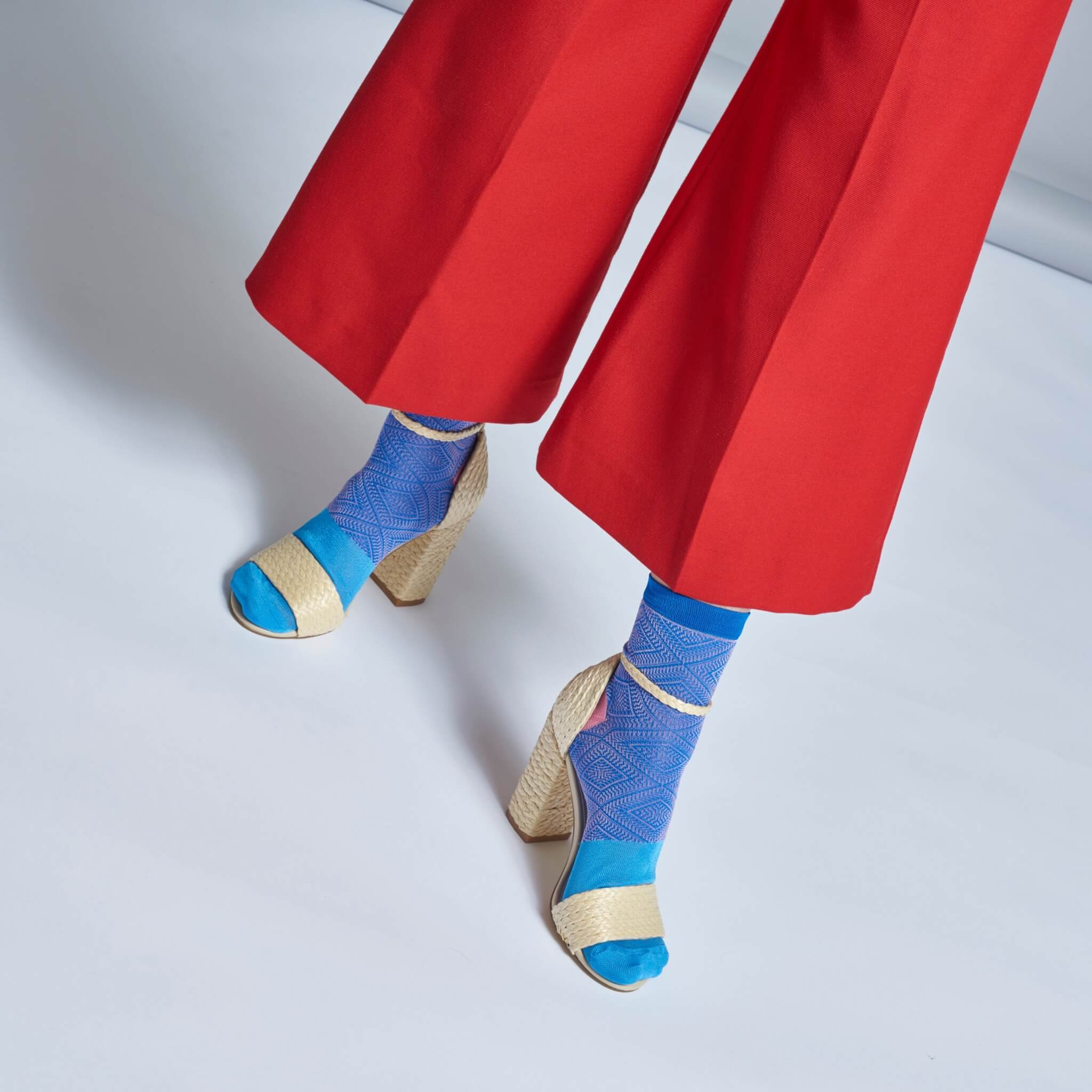 Șosete albastre Happy Socks Jill de damă // colecție Hysteria