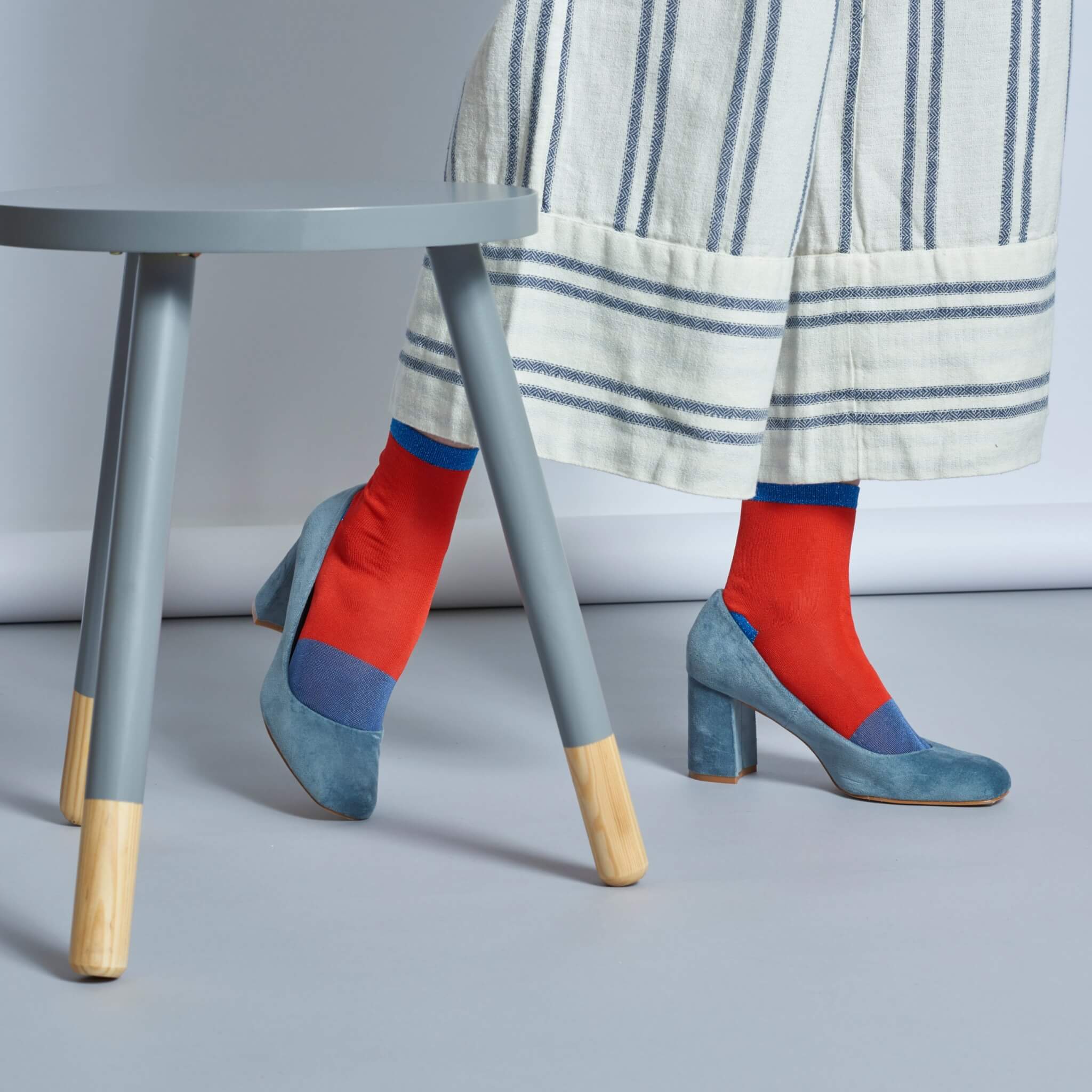 Șosete roșii Happy Socks Liza de damă // colecție Hysteria