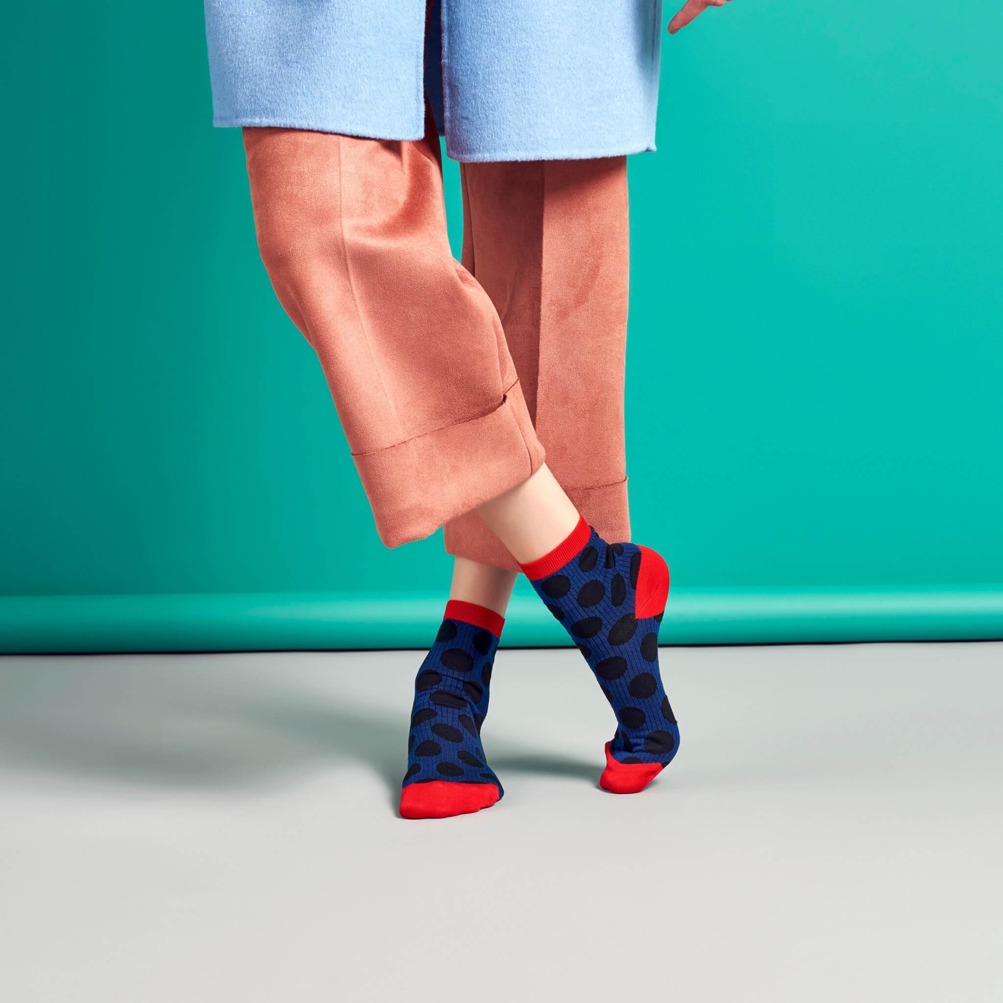 Șosete albastre Happy Socks Viktoria de damă // colecție Hysteria