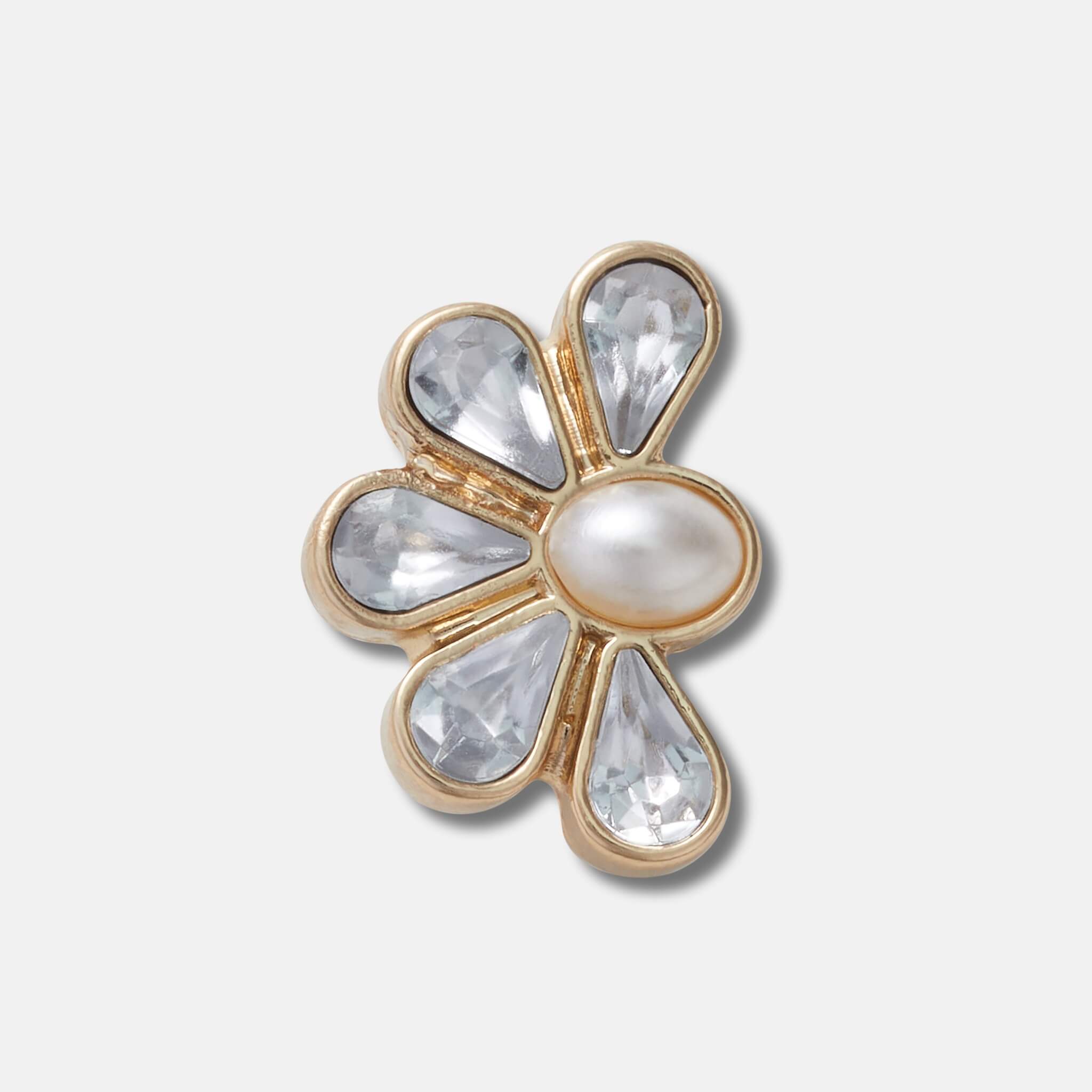 Accesoriu Jibbitz – Half Gem Floral with Pearl