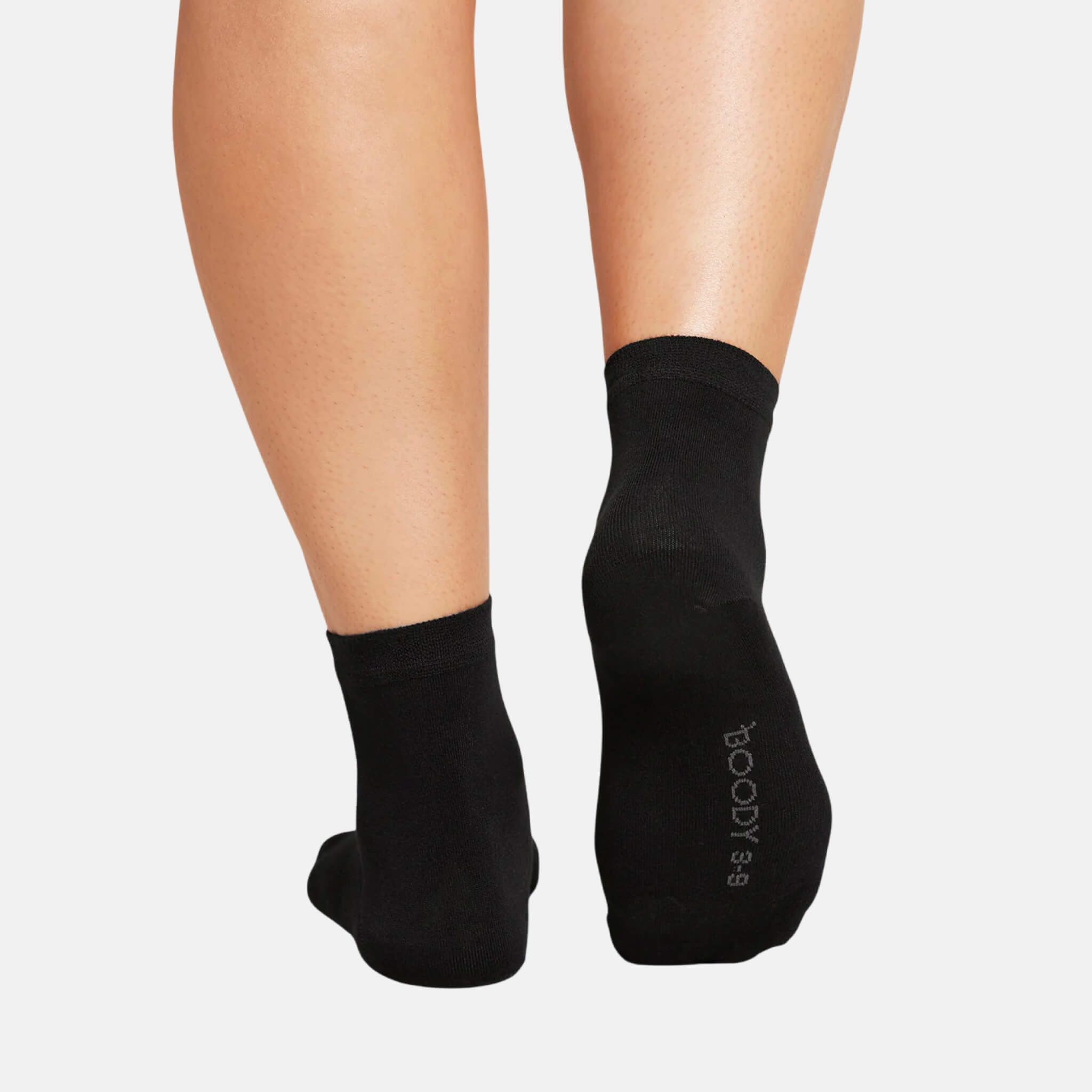 Șosete negre Boody Women's Everyday Ankle Socks de damă