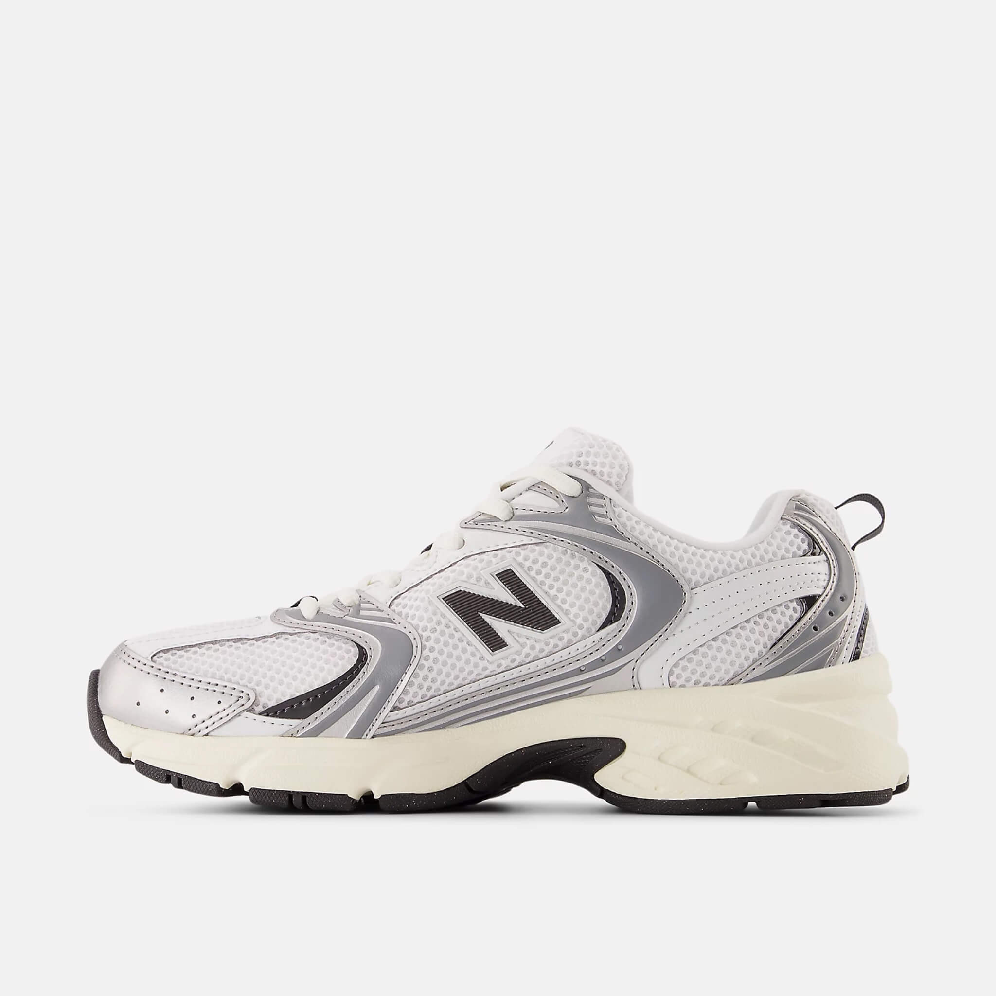 Pantofi sport casual alb-gri New Balance U530 unisex