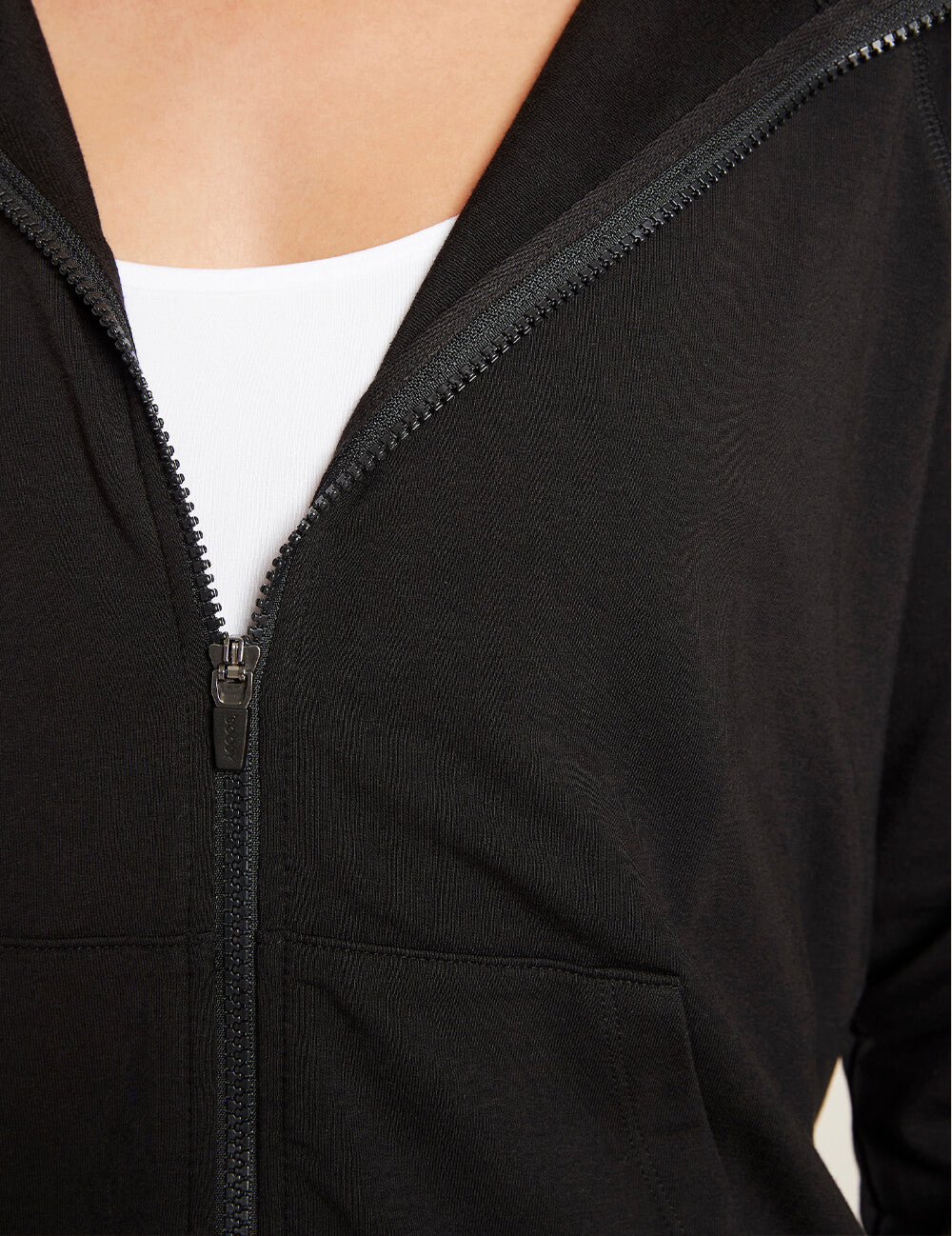 Hanorac negru Boody Weekend Zip-Up Hoodie de damă