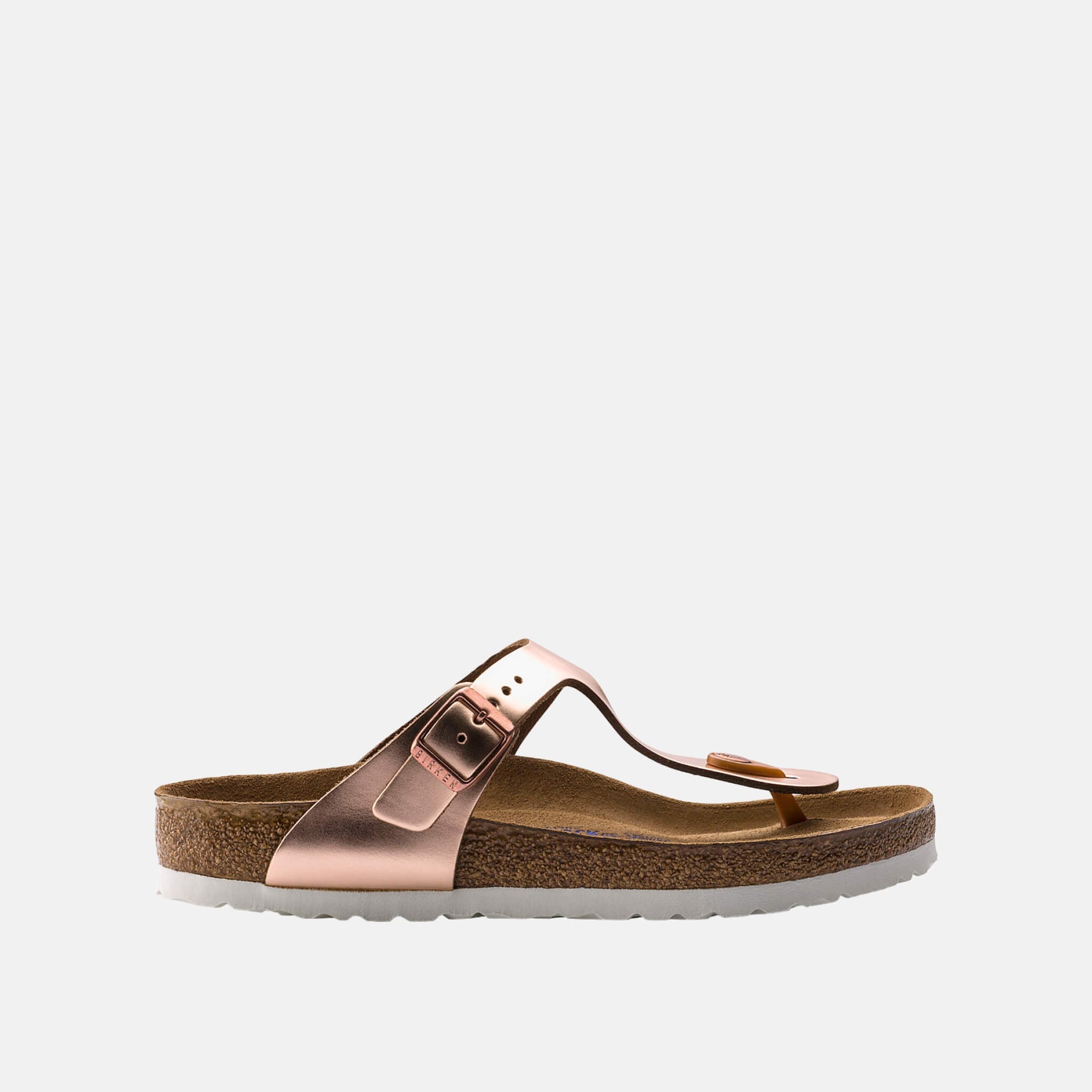 Șlapi Birkenstock Gizeh Metallic Leather arămiu