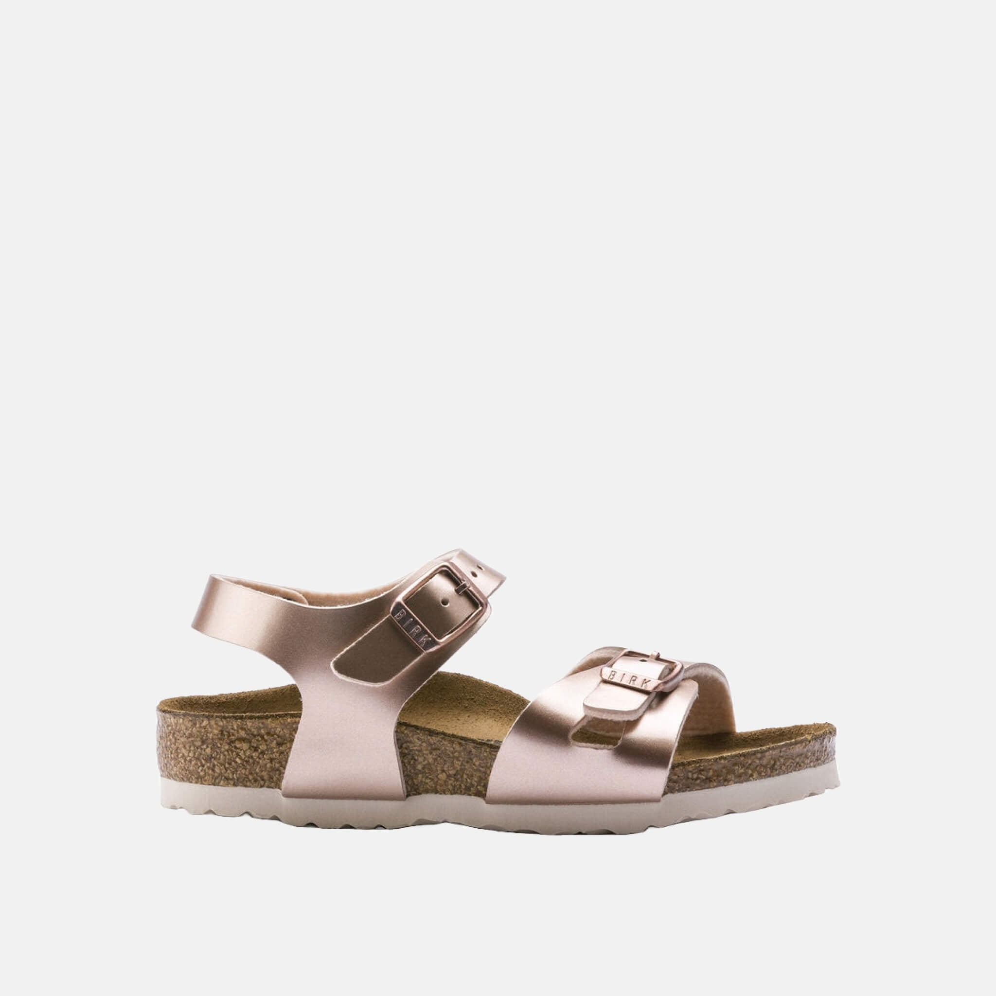 Sandale pentru copii Birkenstock Rio Birko-Flor Electric Metallic roz