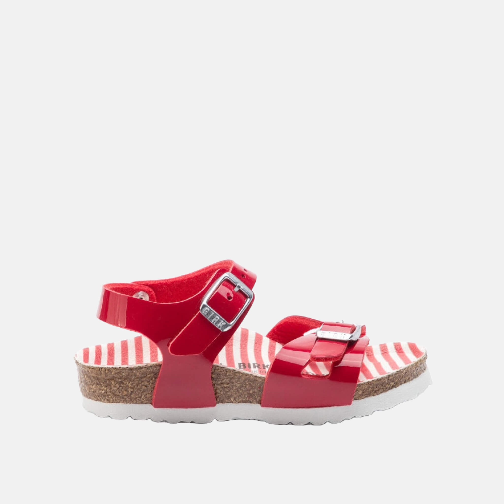 Sandale pentru copii Birkenstock Rio Birko-Flor roșu