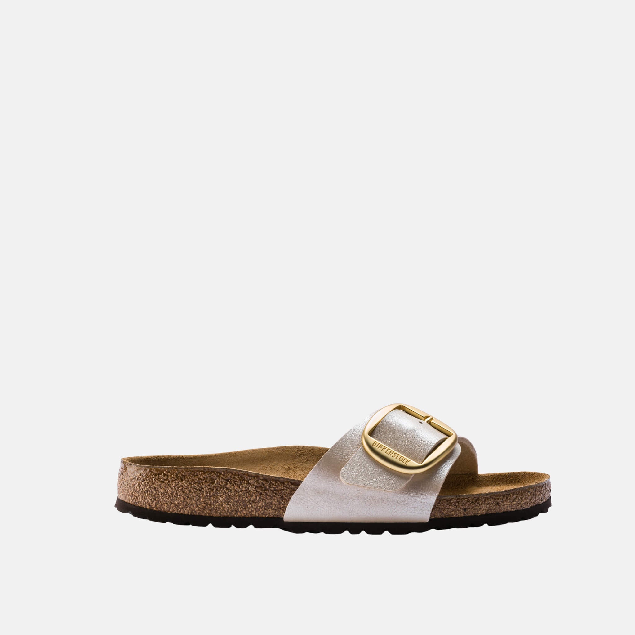 Papuci Regular Birkenstock Madrid Big Buckle Graceful perlat
