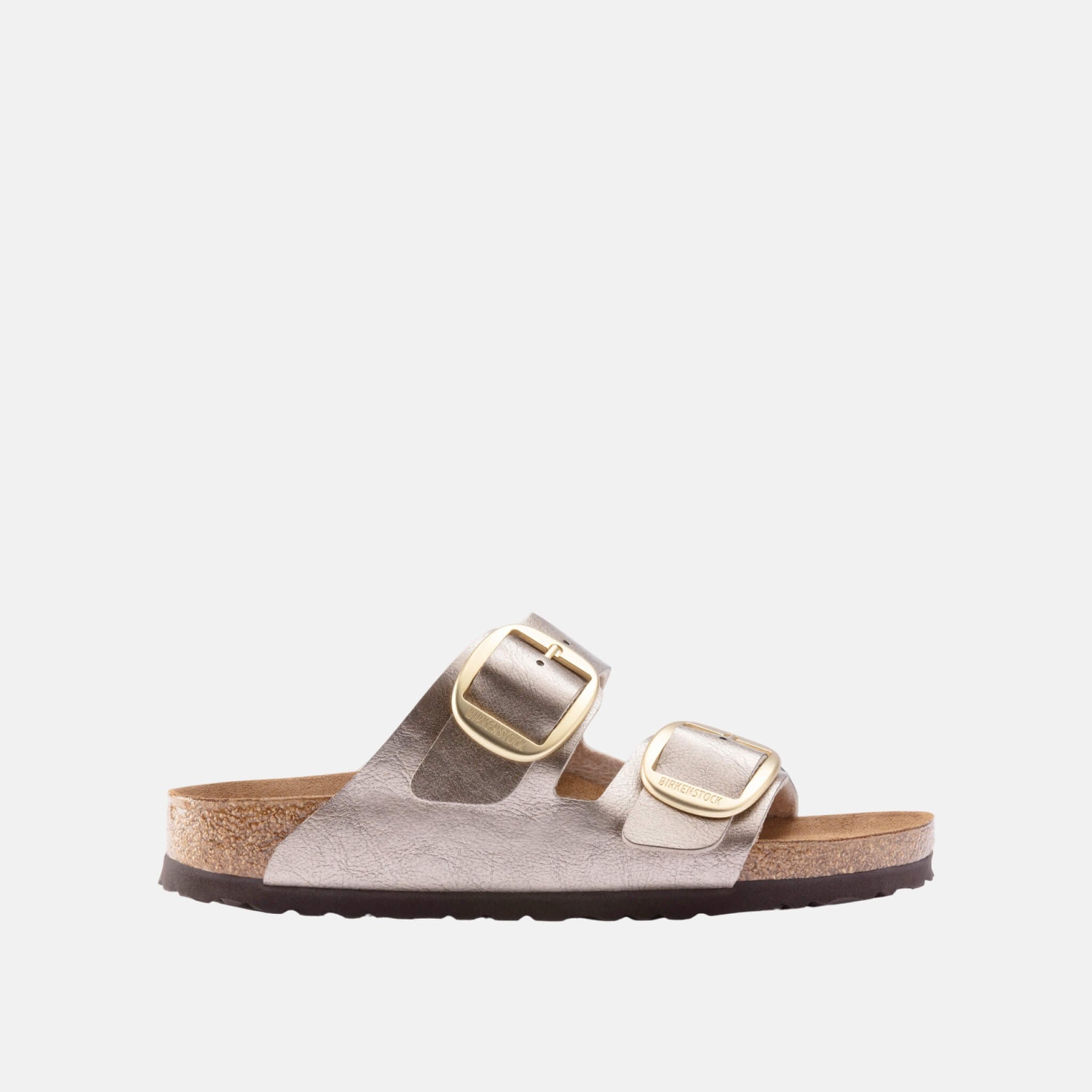 Papuci Regular Birkenstock Arizona Big Buckle Graceful auriu