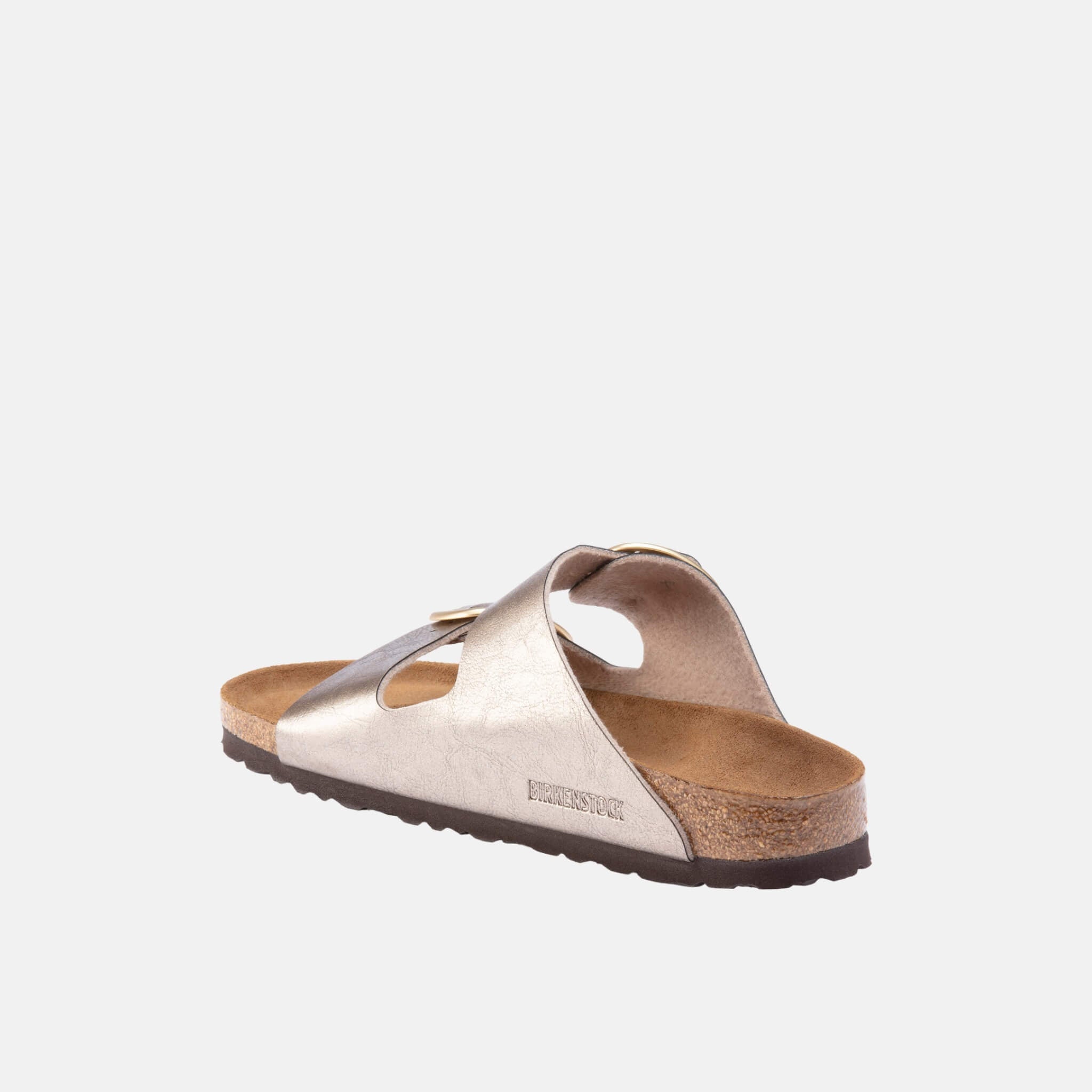 Papuci Regular Birkenstock Arizona Big Buckle Graceful auriu