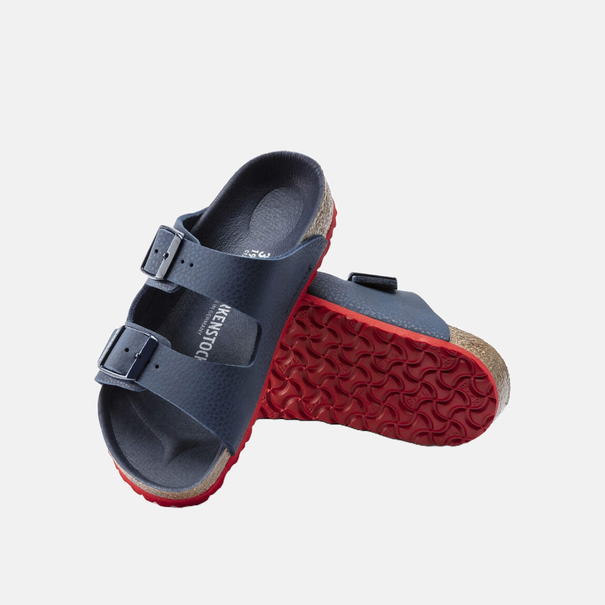 Papuci Birkenstock Arizona Birko-Flor albastru 2