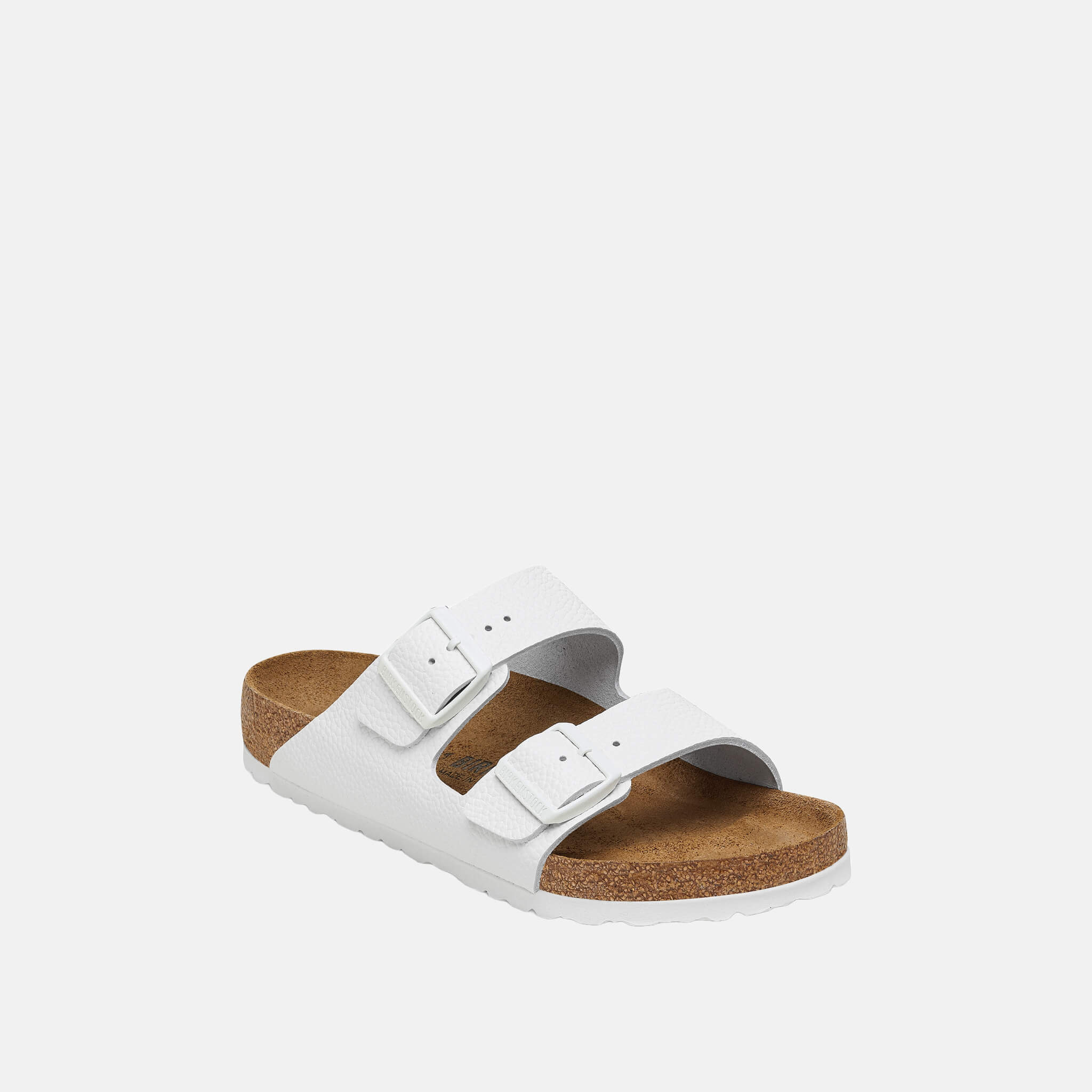 Papuci Arizona Smooth Leather alb