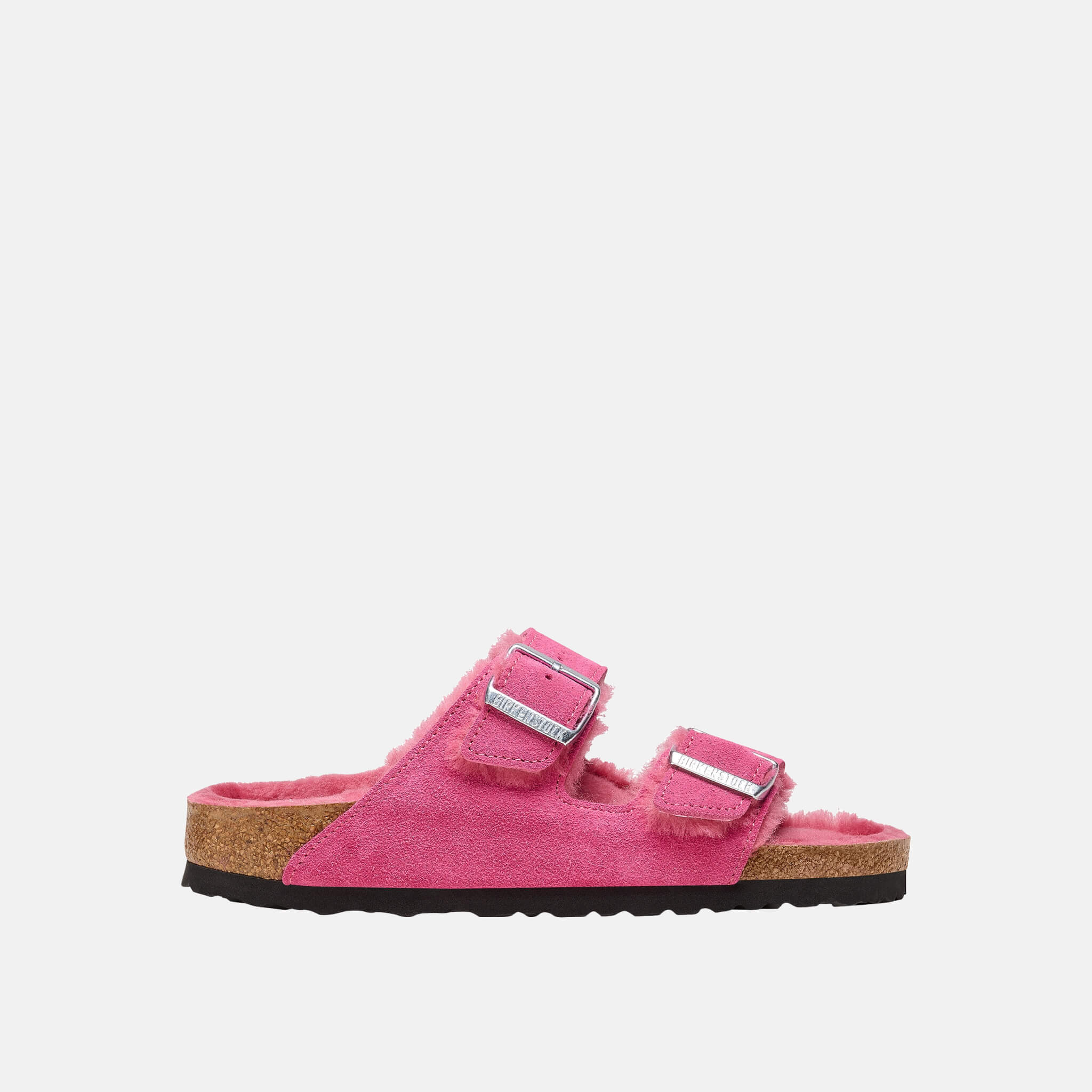 Papuci Regular Arizona Suede Shearling roz