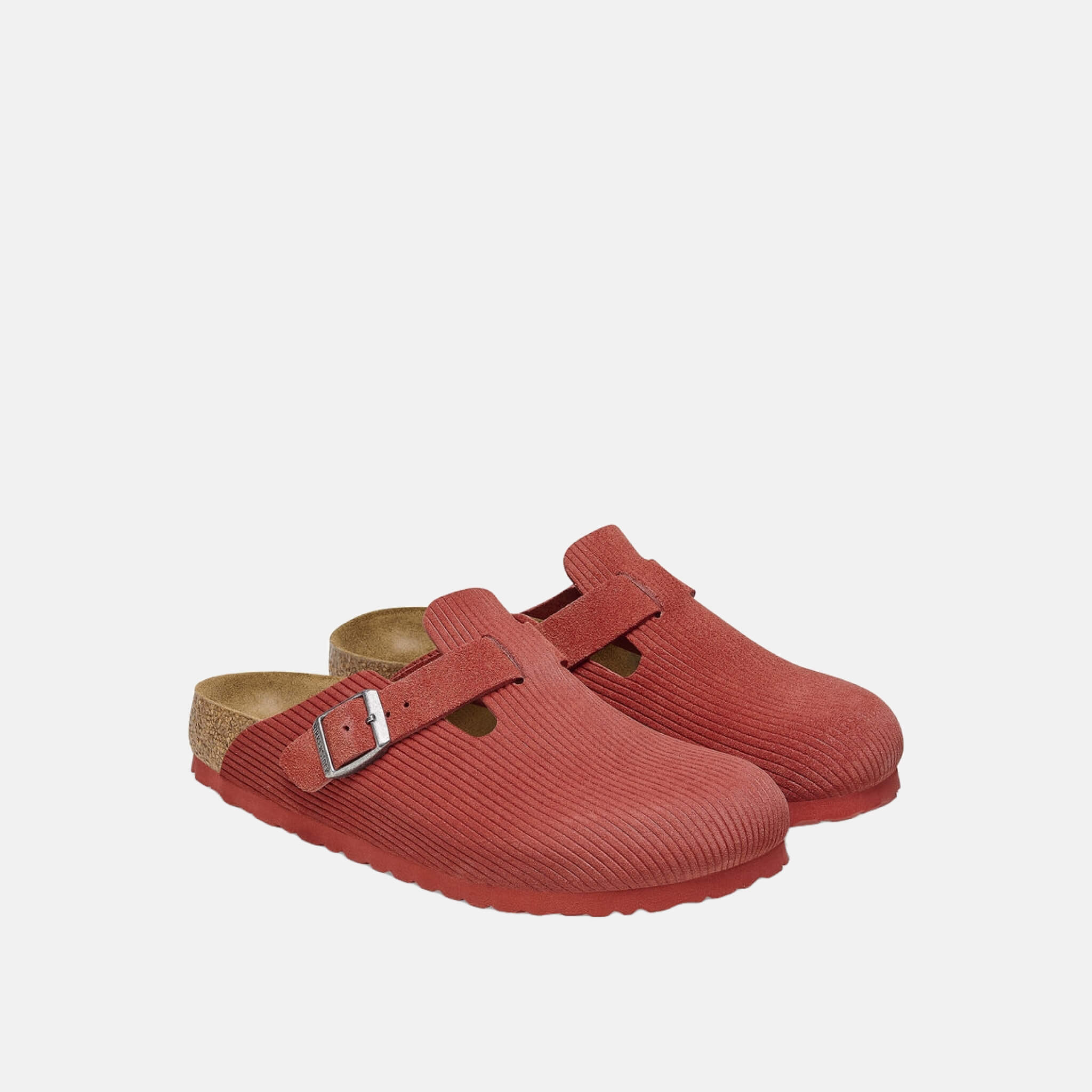 Papuci Boston Corduroy roșu