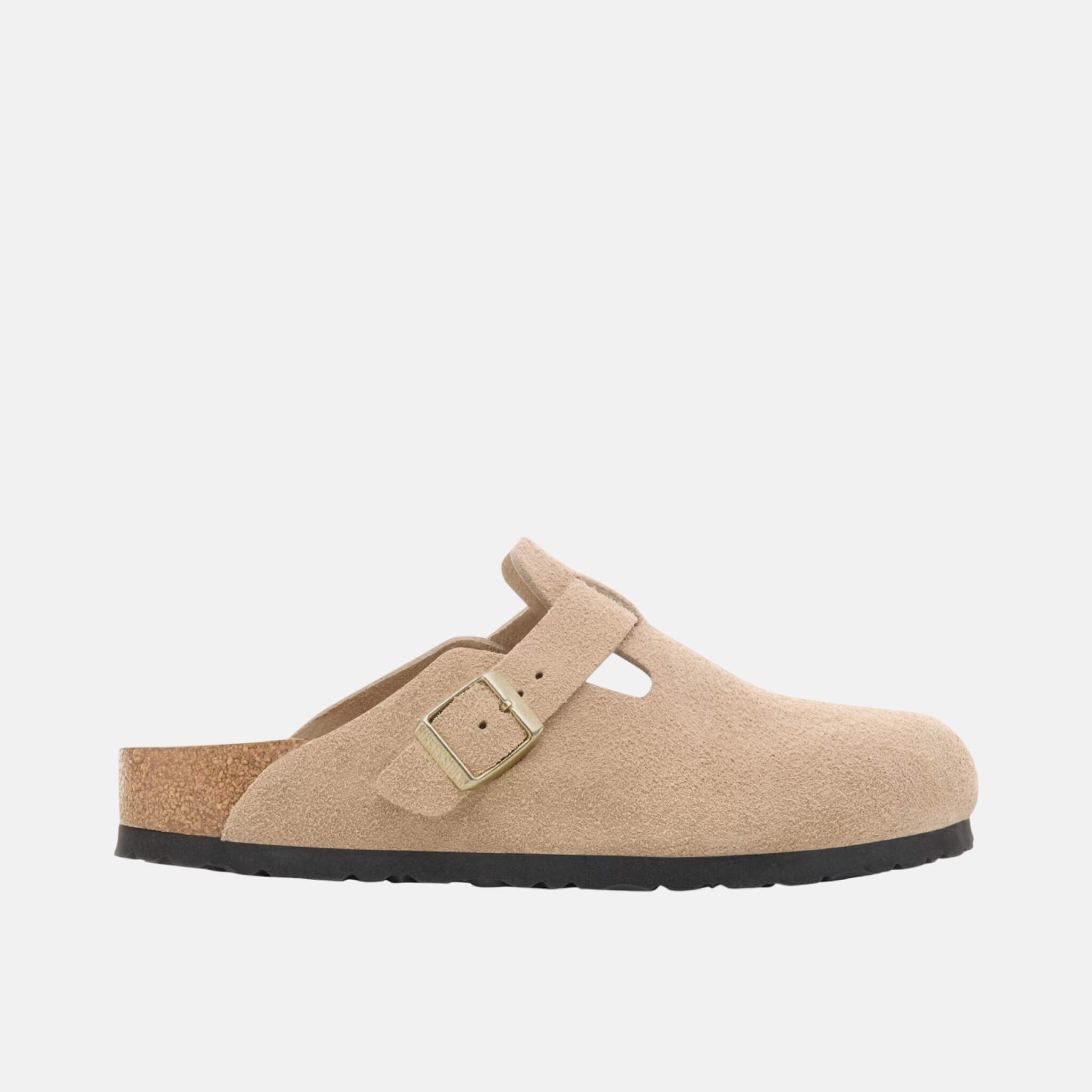 Saboți regular Boston Suede Leather bej