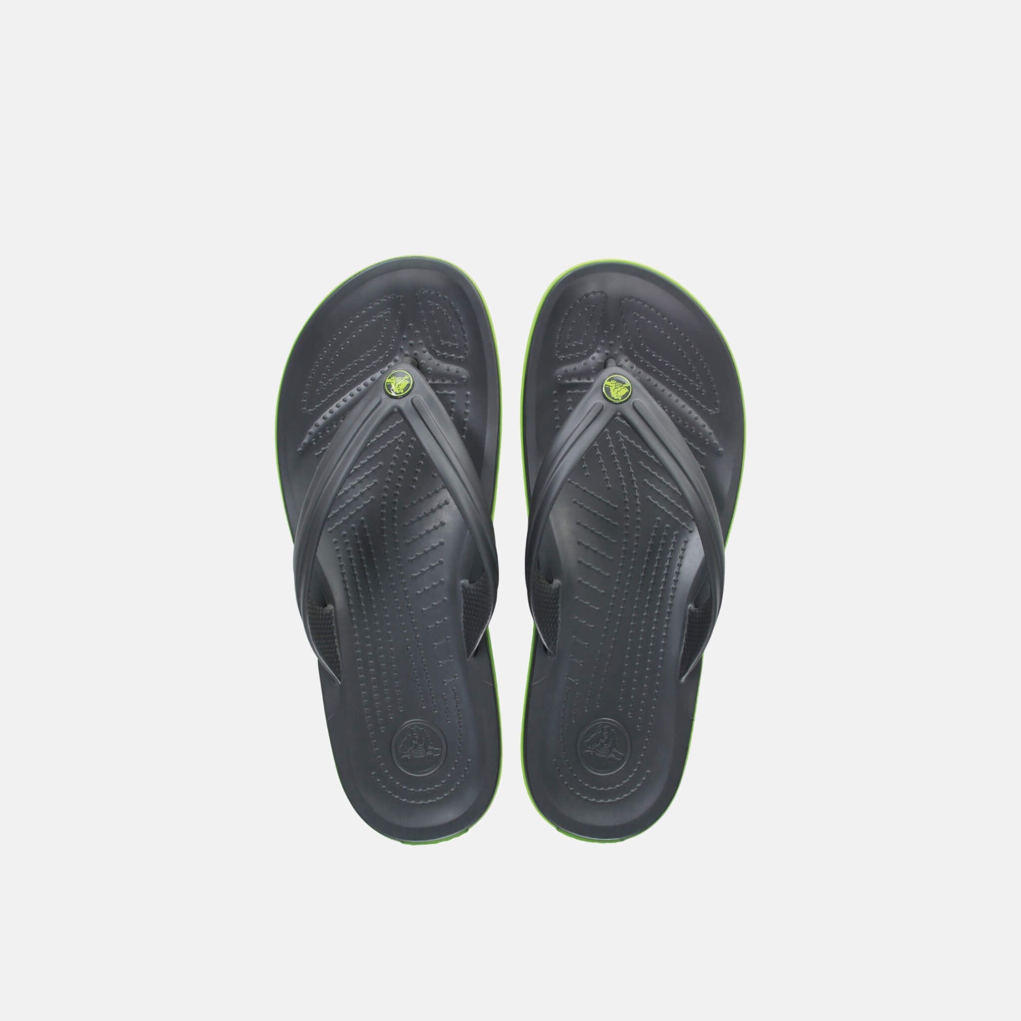 Crocband Flip Graphite/Volt Green